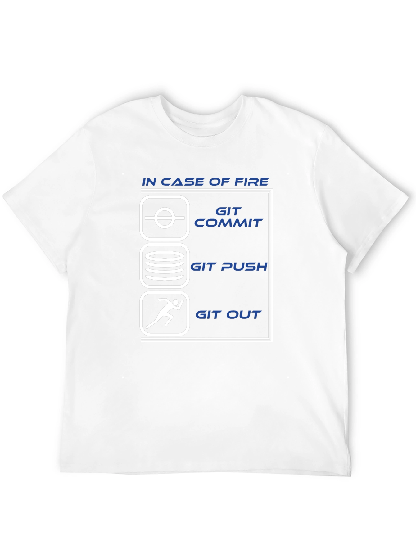 Funny Programmer T-Shirt - Git Commit Push Out!