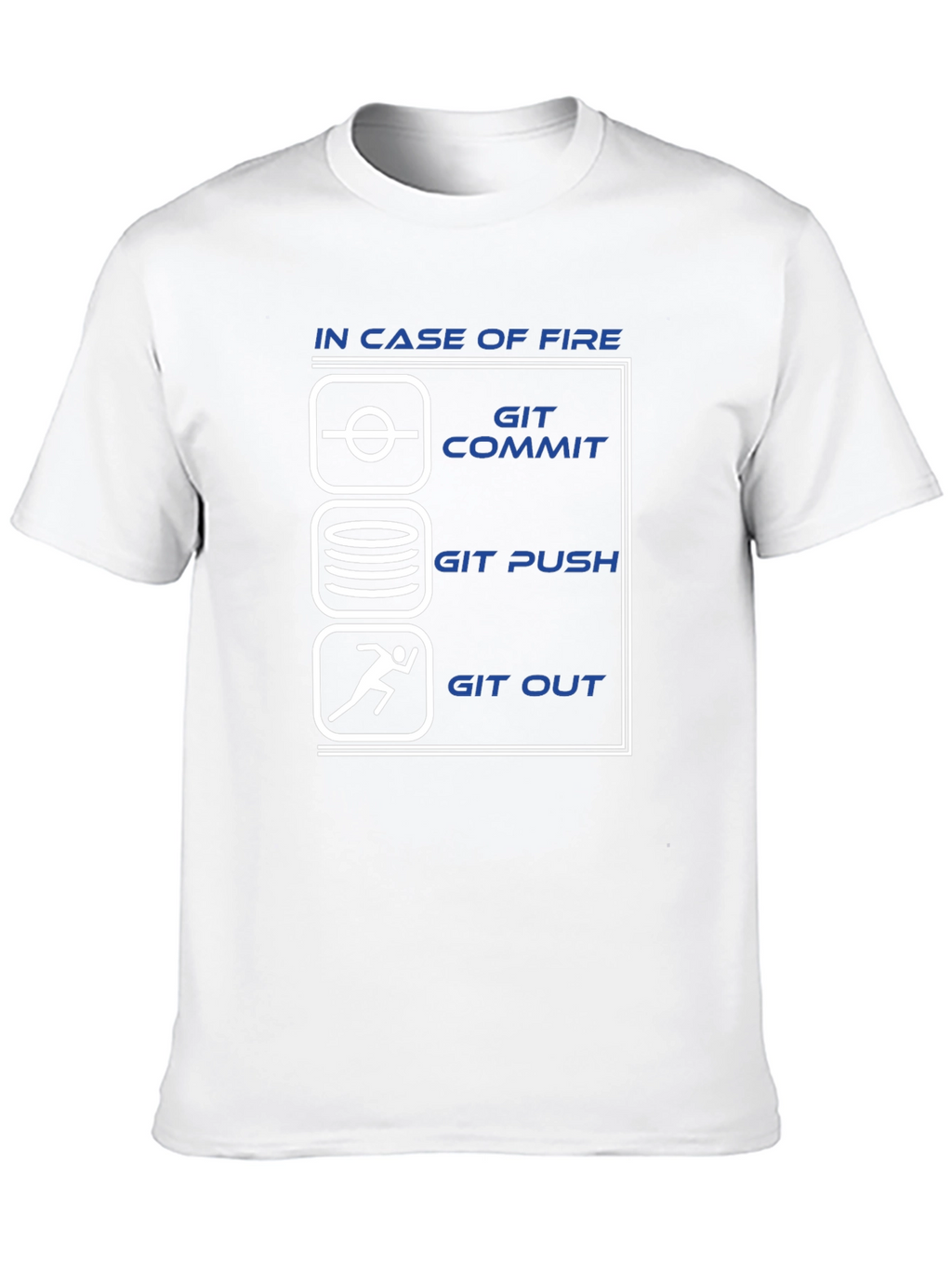 Funny Programmer T-Shirt - Git Commit Push Out!