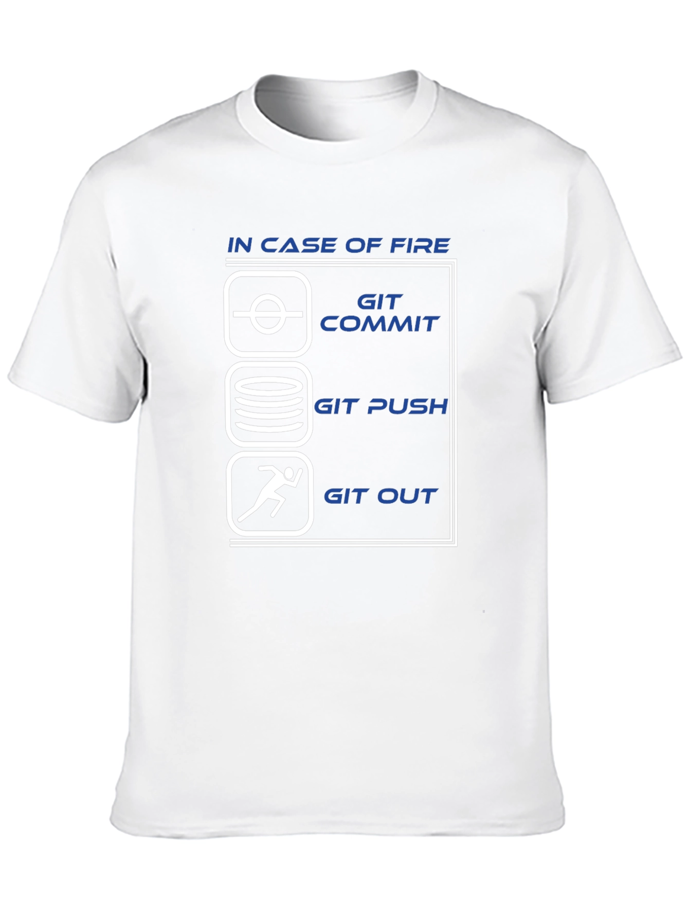 Funny Programmer T-Shirt - Git Commit Push Out!