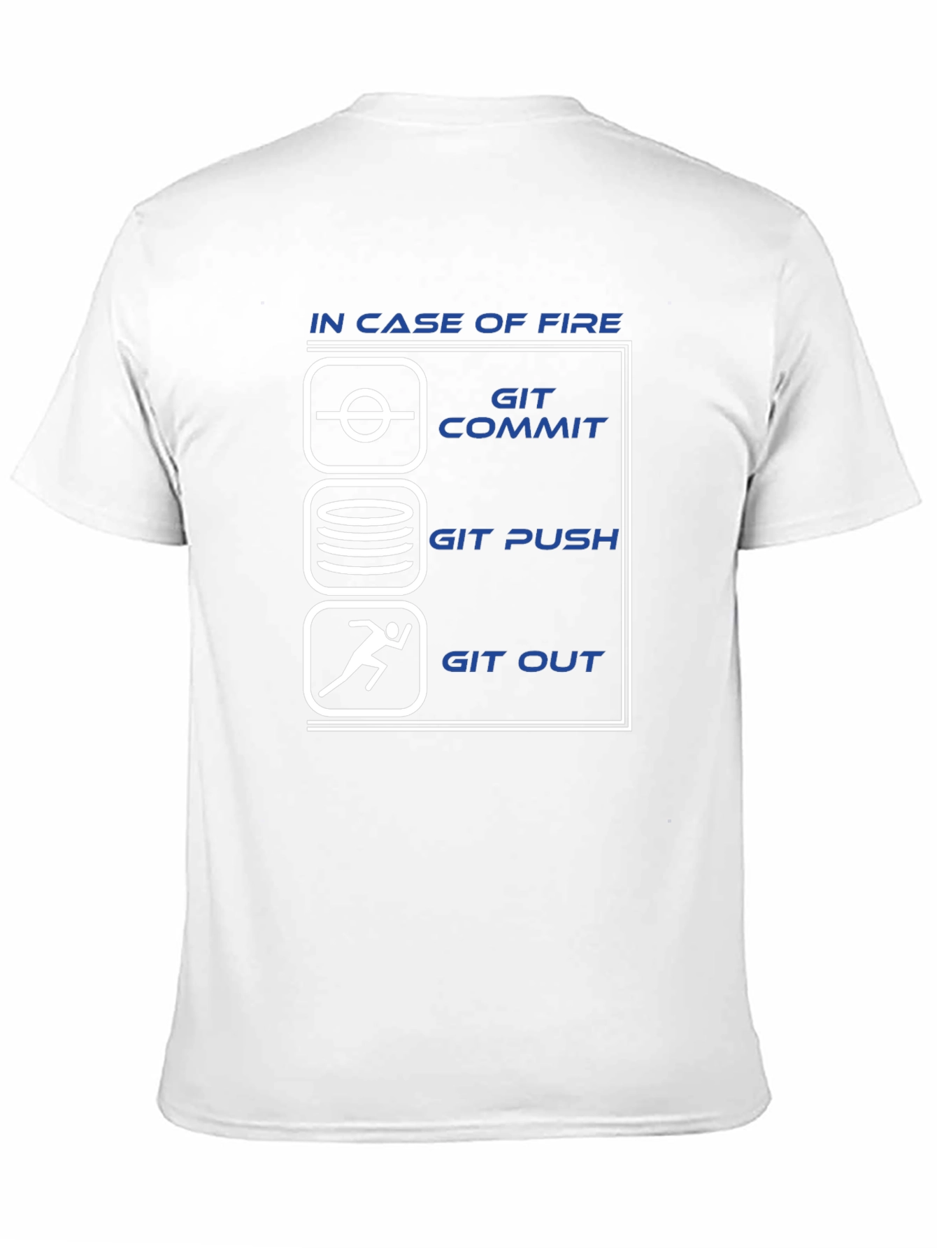 Funny Programmer T-Shirt - Git Commit Push Out!