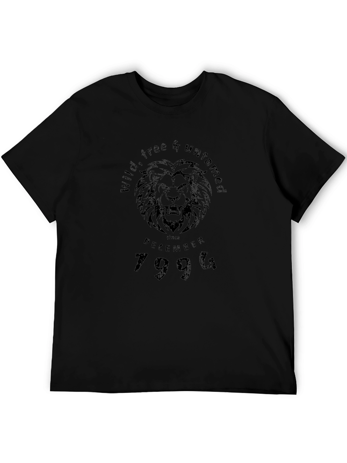 Wild Free Untamed Since December 1994 Black T-Shirt