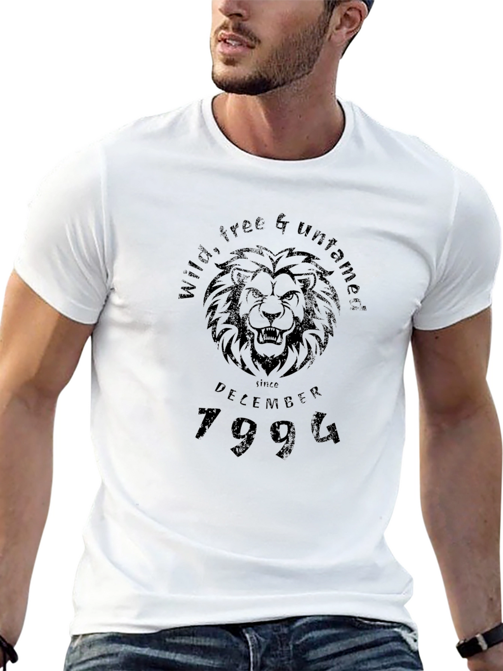 Wild Free Untamed Since December 1994 Black T-Shirt