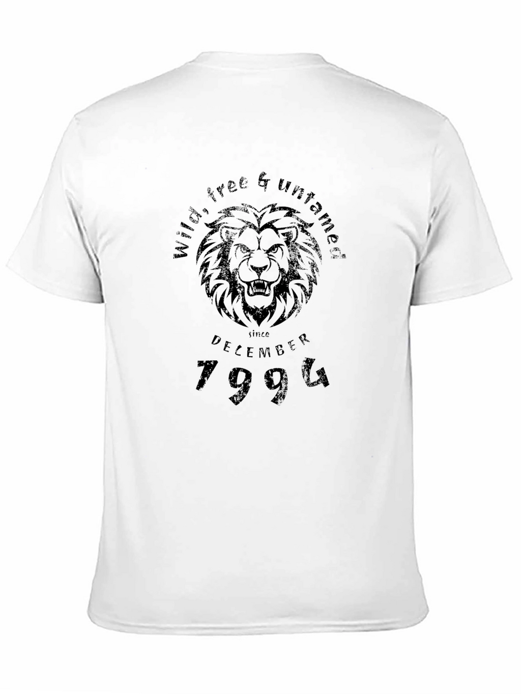 Wild Free Untamed Since December 1994 Black T-Shirt