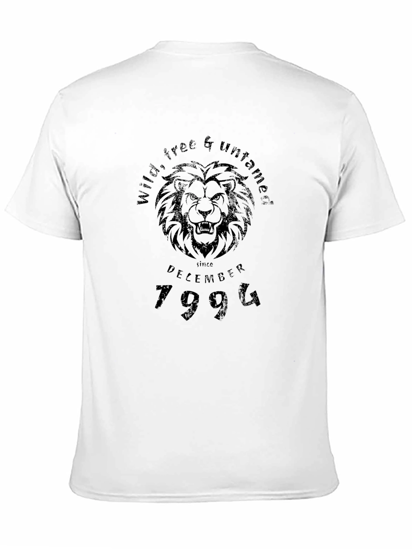 Wild Free Untamed Since December 1994 Black T-Shirt