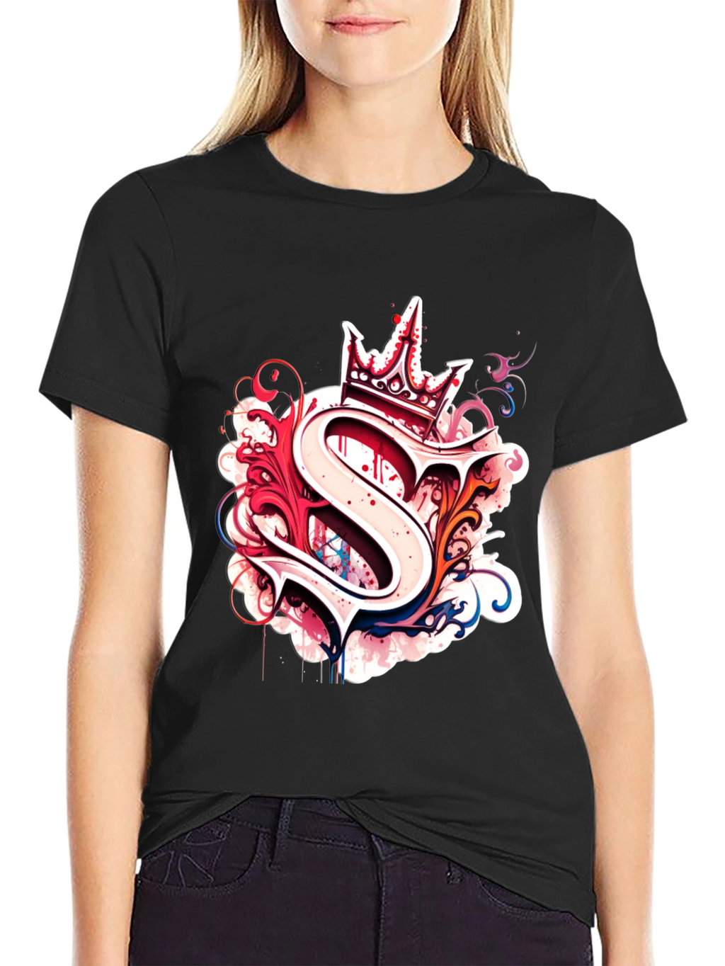 Crown S Graphic T-Shirt - Modern Streetwear