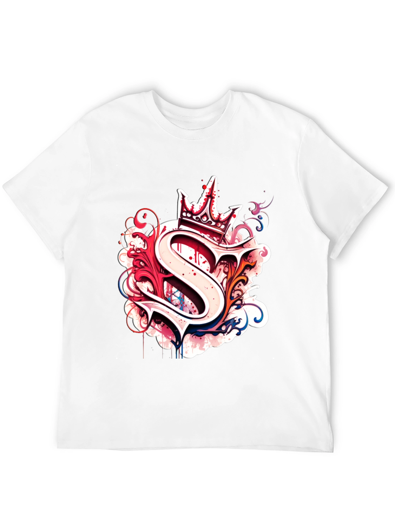 Crown S Graphic T-Shirt - Modern Streetwear