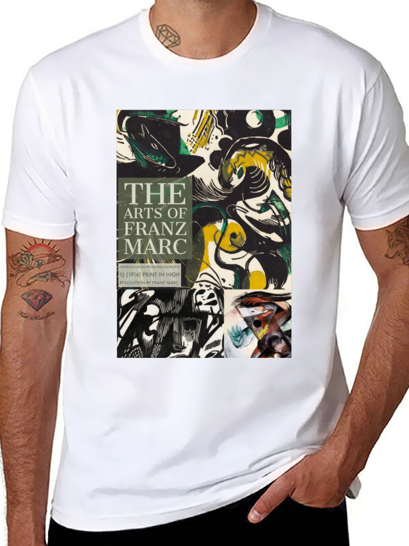 Franz Marc Art T-Shirt - High Resolution Print