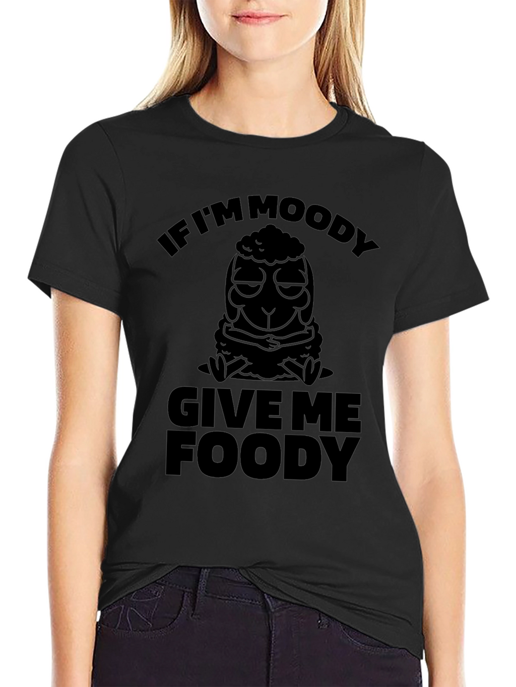 Moody Sheep Foody T-Shirt - Funny Unisex Tee