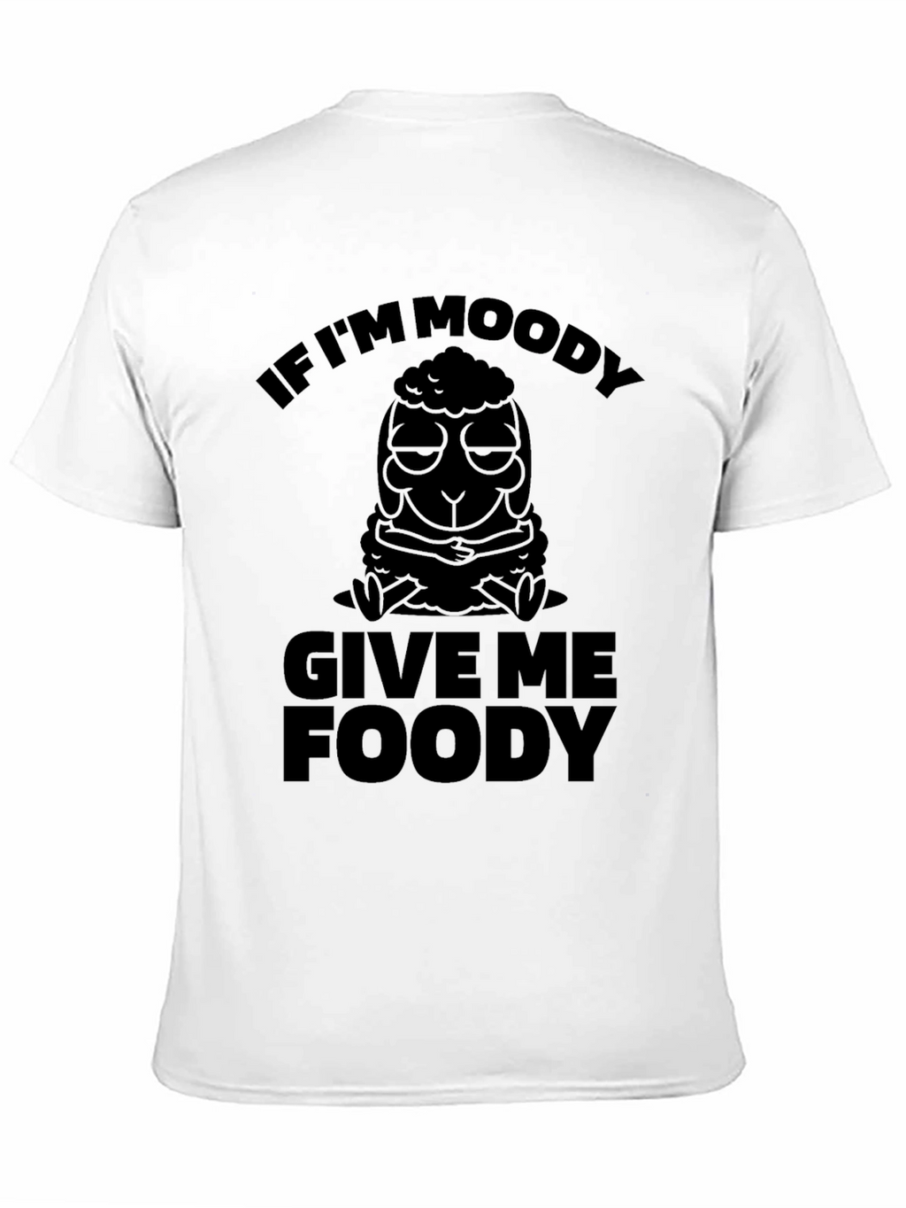 Moody Sheep Foody T-Shirt - Funny Unisex Tee