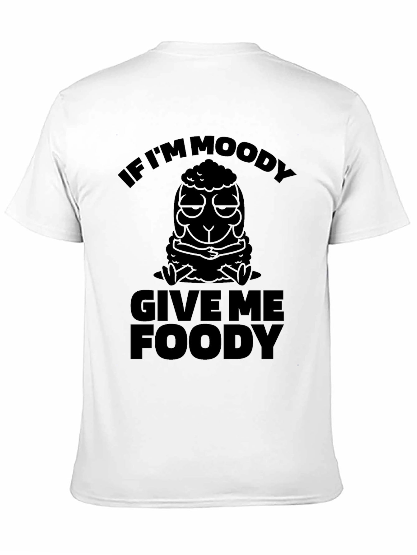 Moody Sheep Foody T-Shirt - Funny Unisex Tee