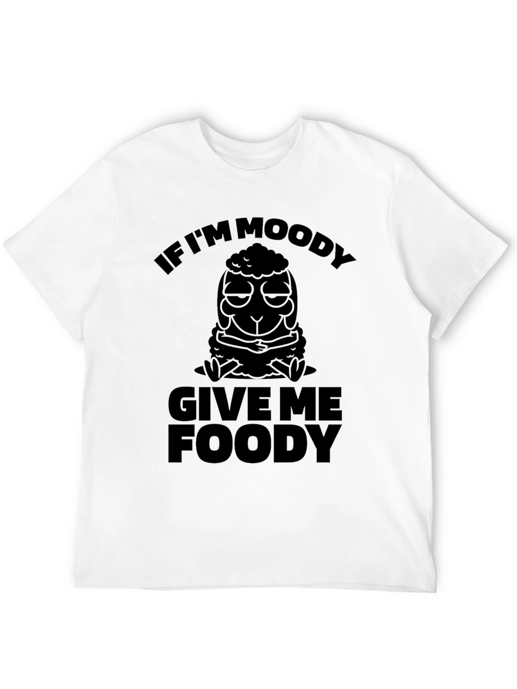 Moody Sheep Foody T-Shirt - Funny Unisex Tee