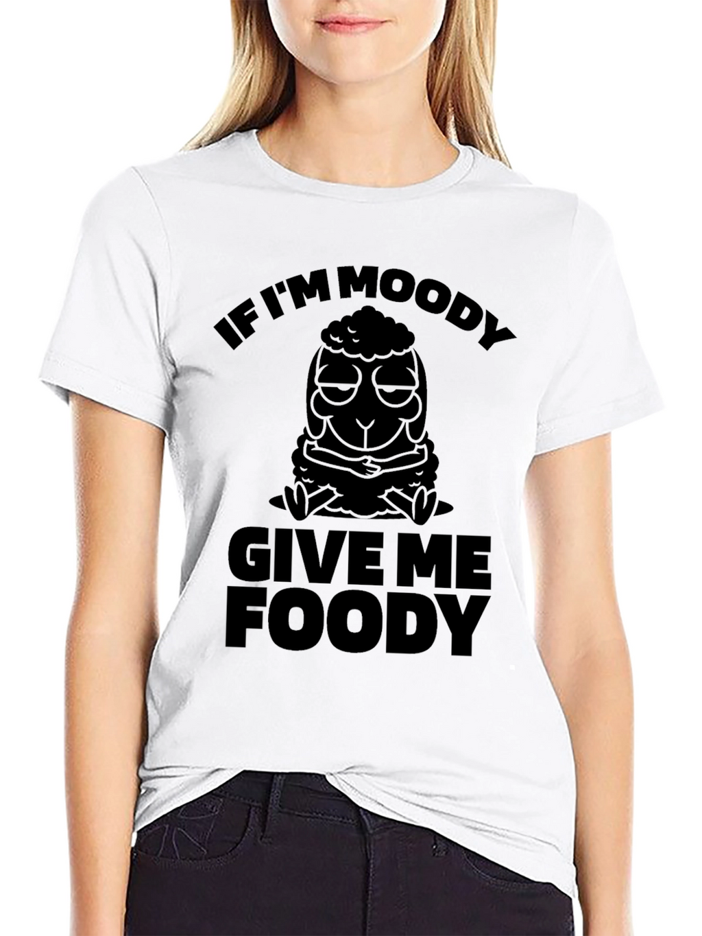 Moody Sheep Foody T-Shirt - Funny Unisex Tee
