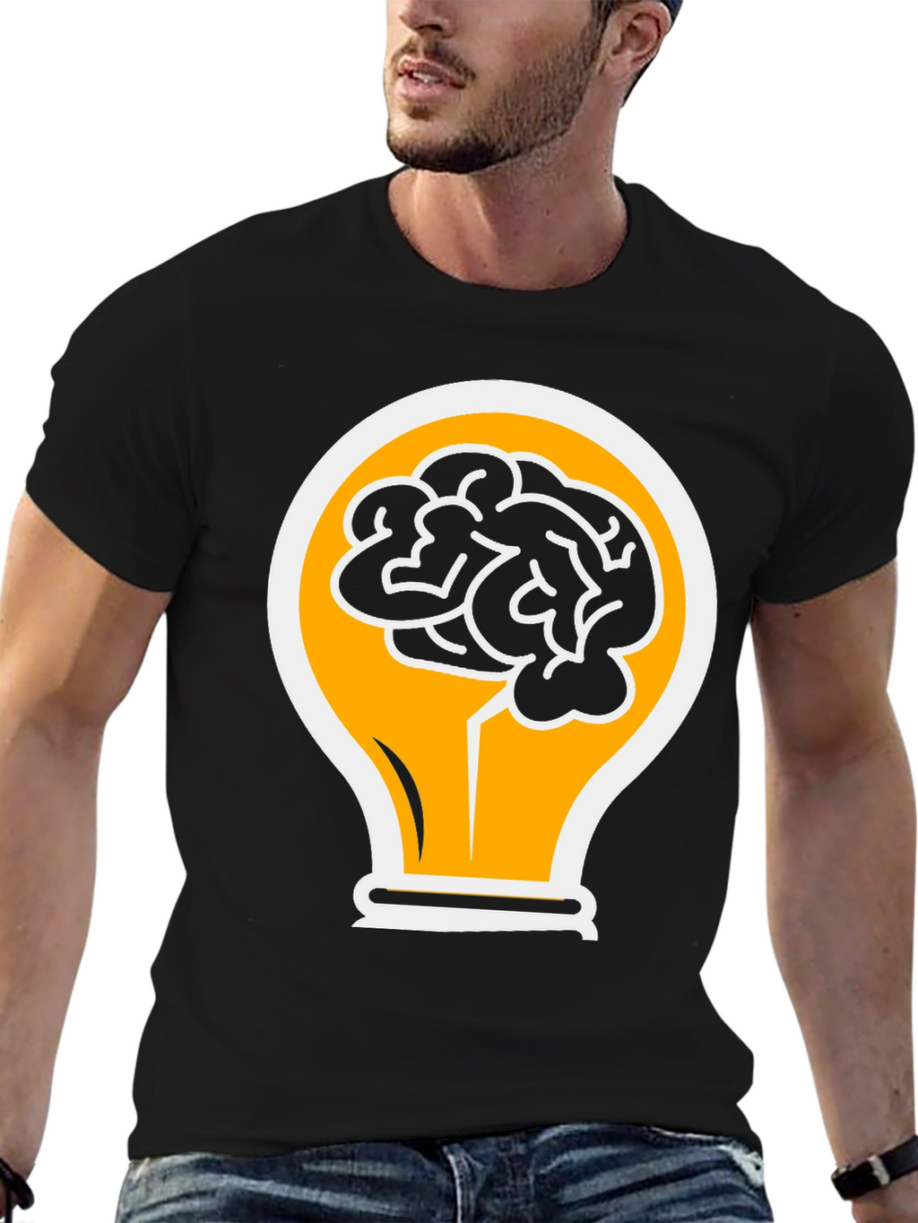 Brainy Idea T-Shirt - Creative Design