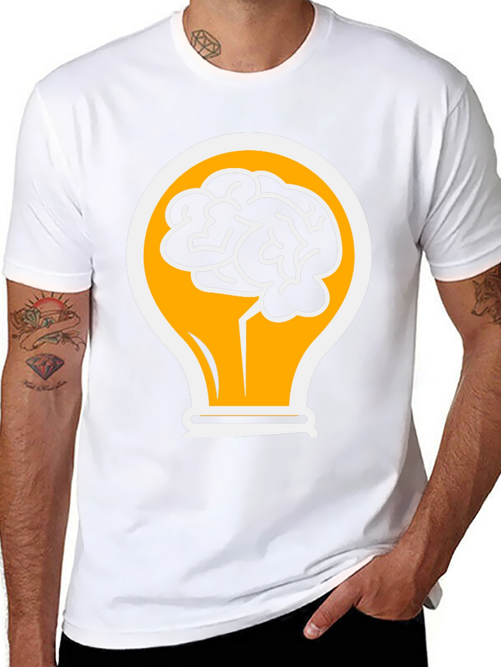 Brainy Idea T-Shirt - Creative Design
