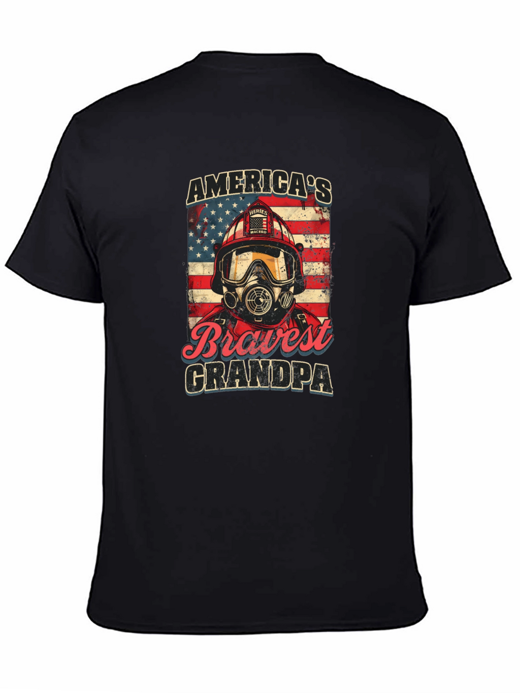Americas Bravest Grandpa T-Shirt