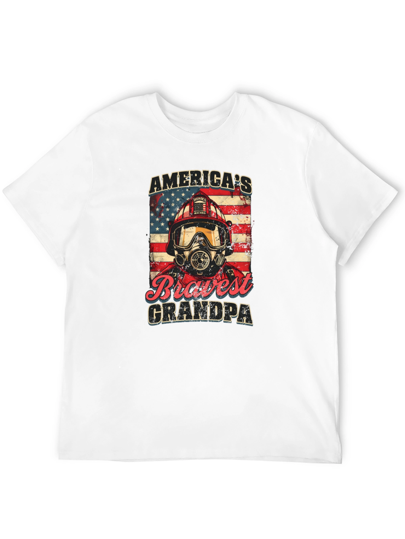Americas Bravest Grandpa T-Shirt