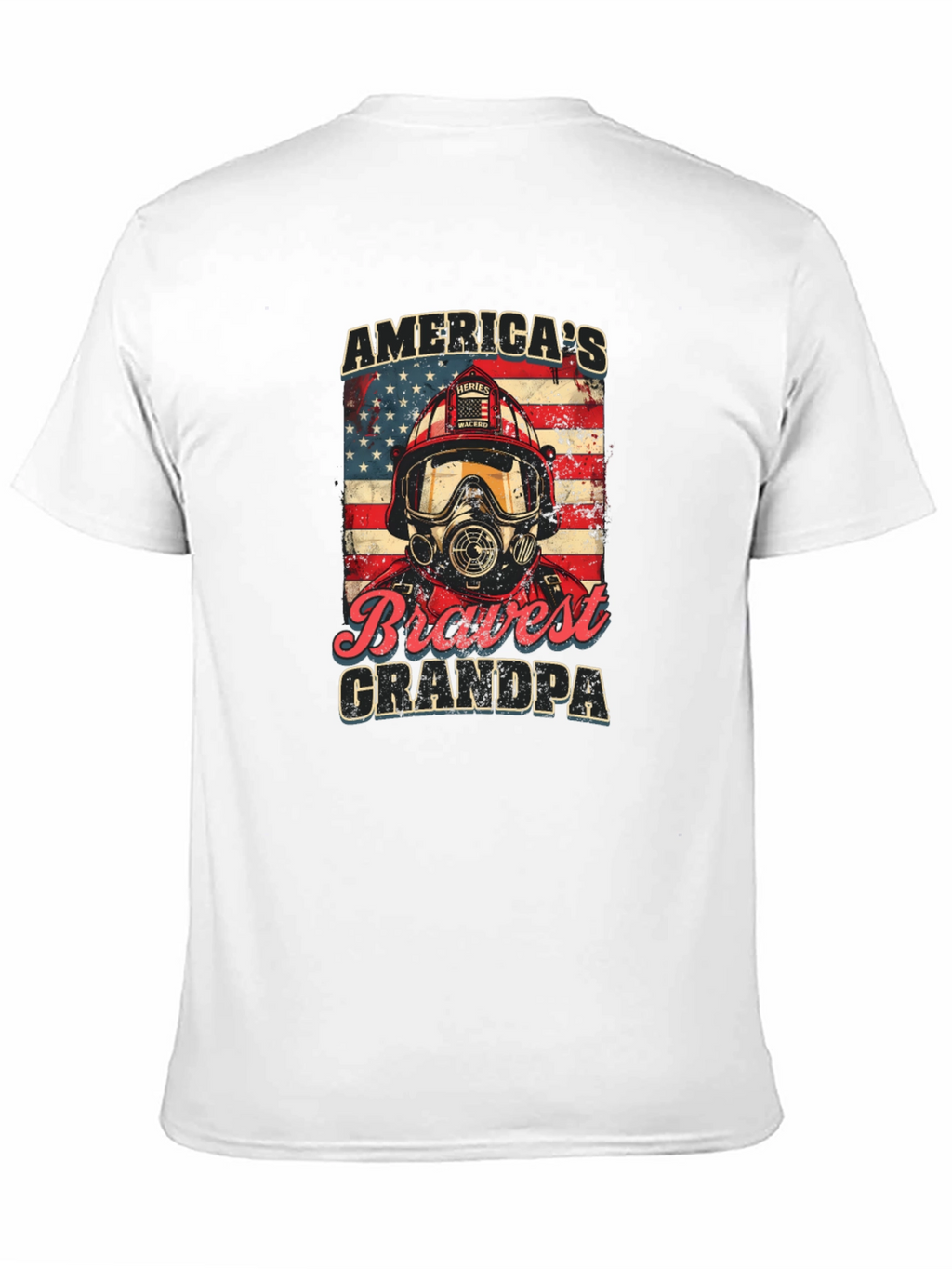 Americas Bravest Grandpa T-Shirt