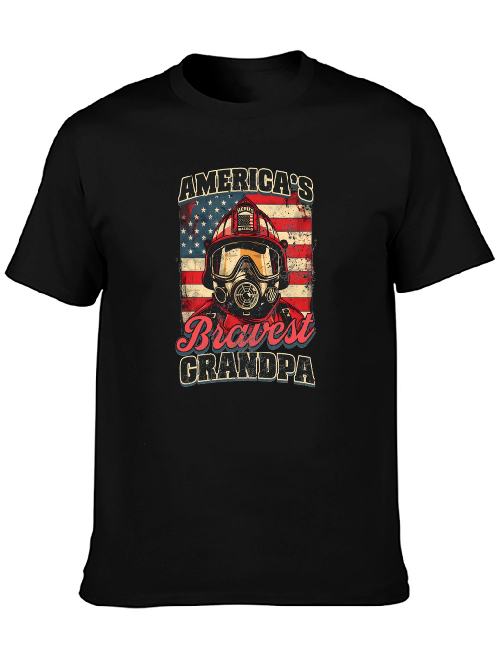 Americas Bravest Grandpa T-Shirt