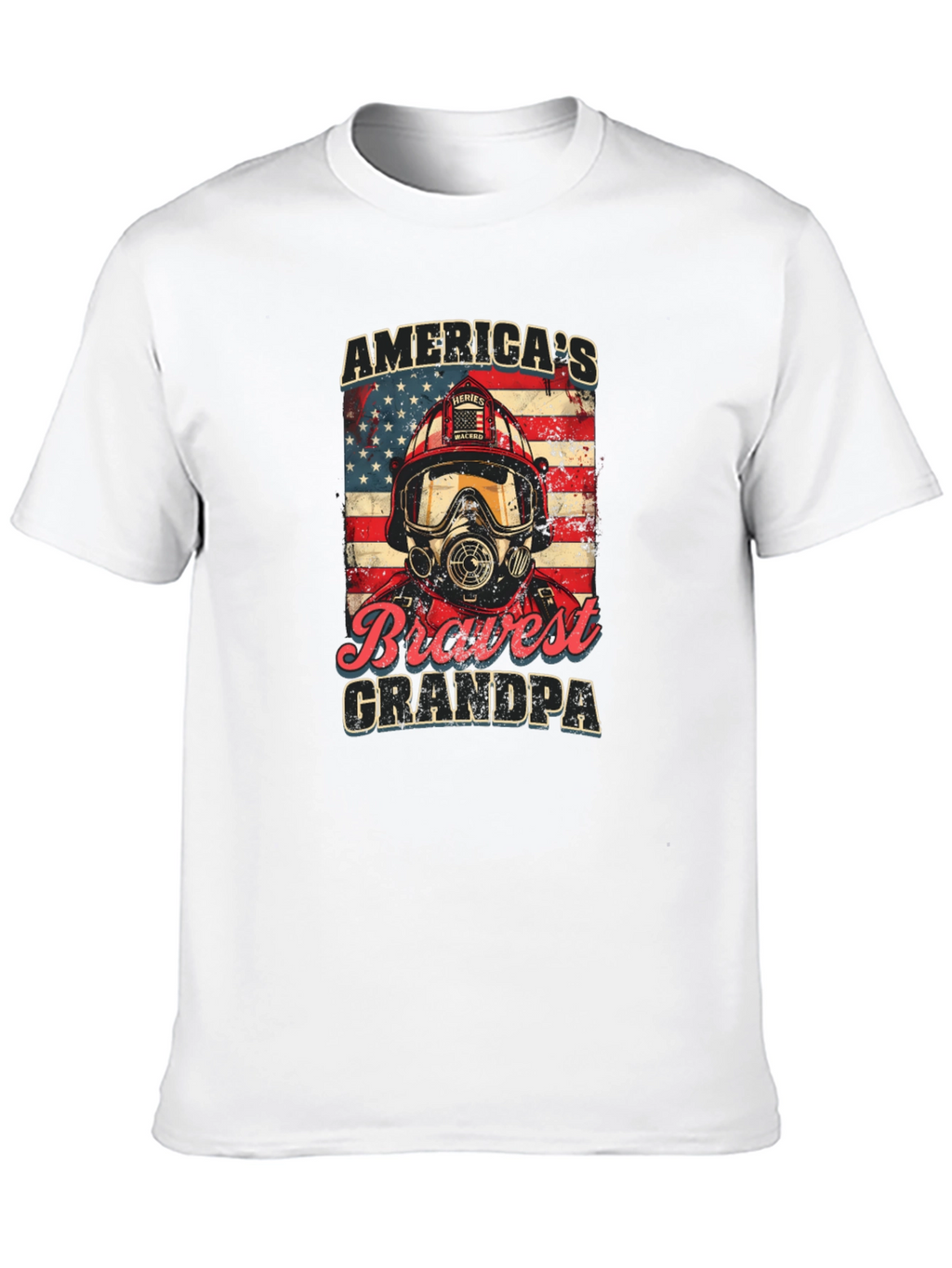 Americas Bravest Grandpa T-Shirt