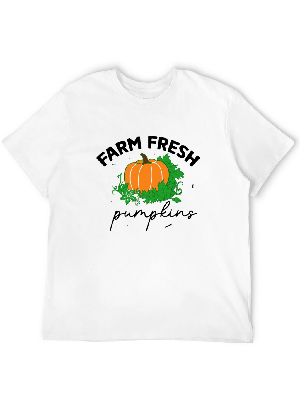 Farm Fresh Pumpkins T-Shirt - Black