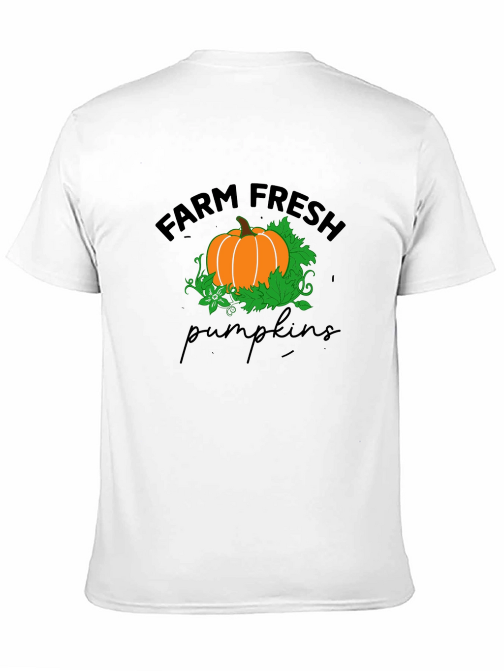 Farm Fresh Pumpkins T-Shirt - Black