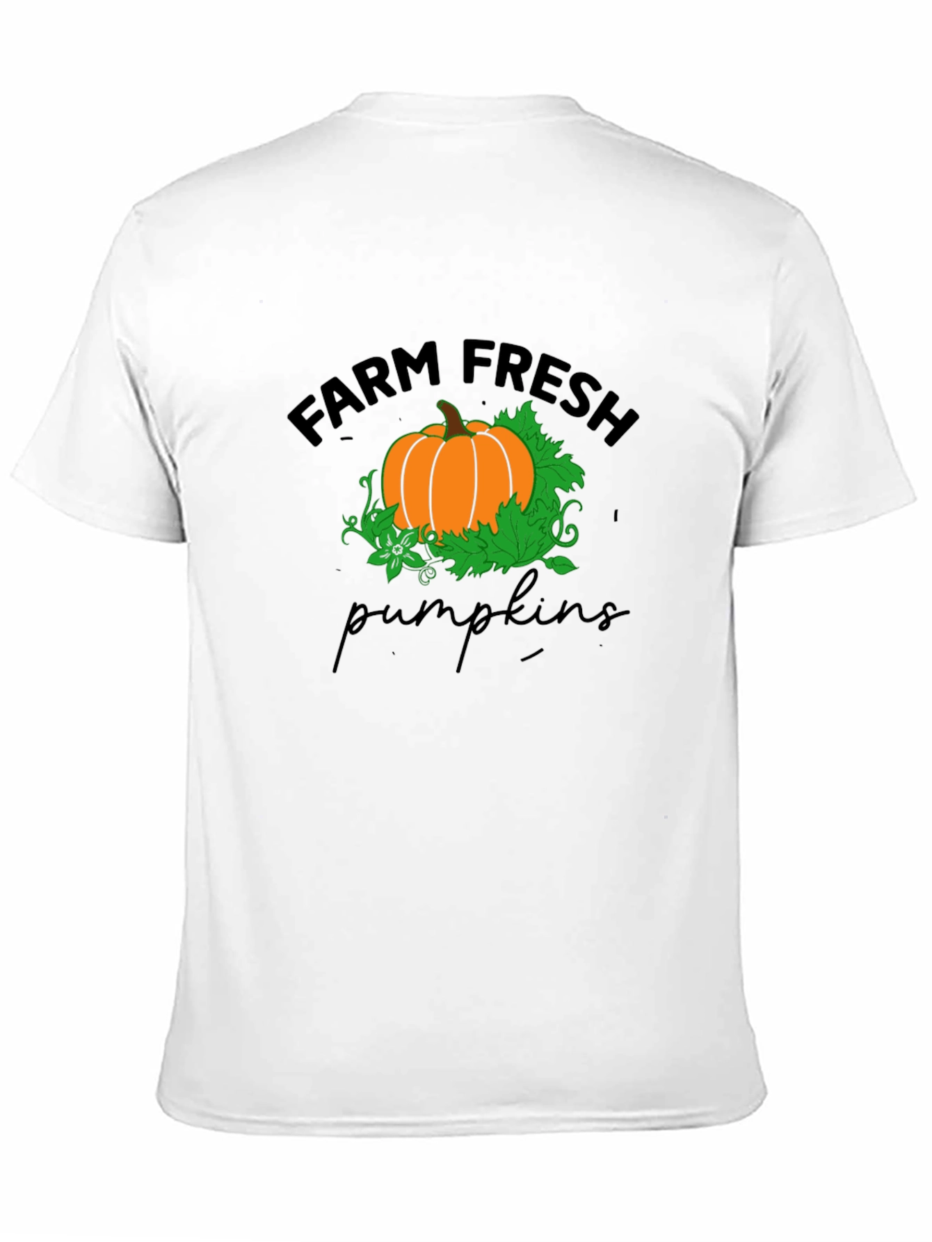 Farm Fresh Pumpkins T-Shirt - Black