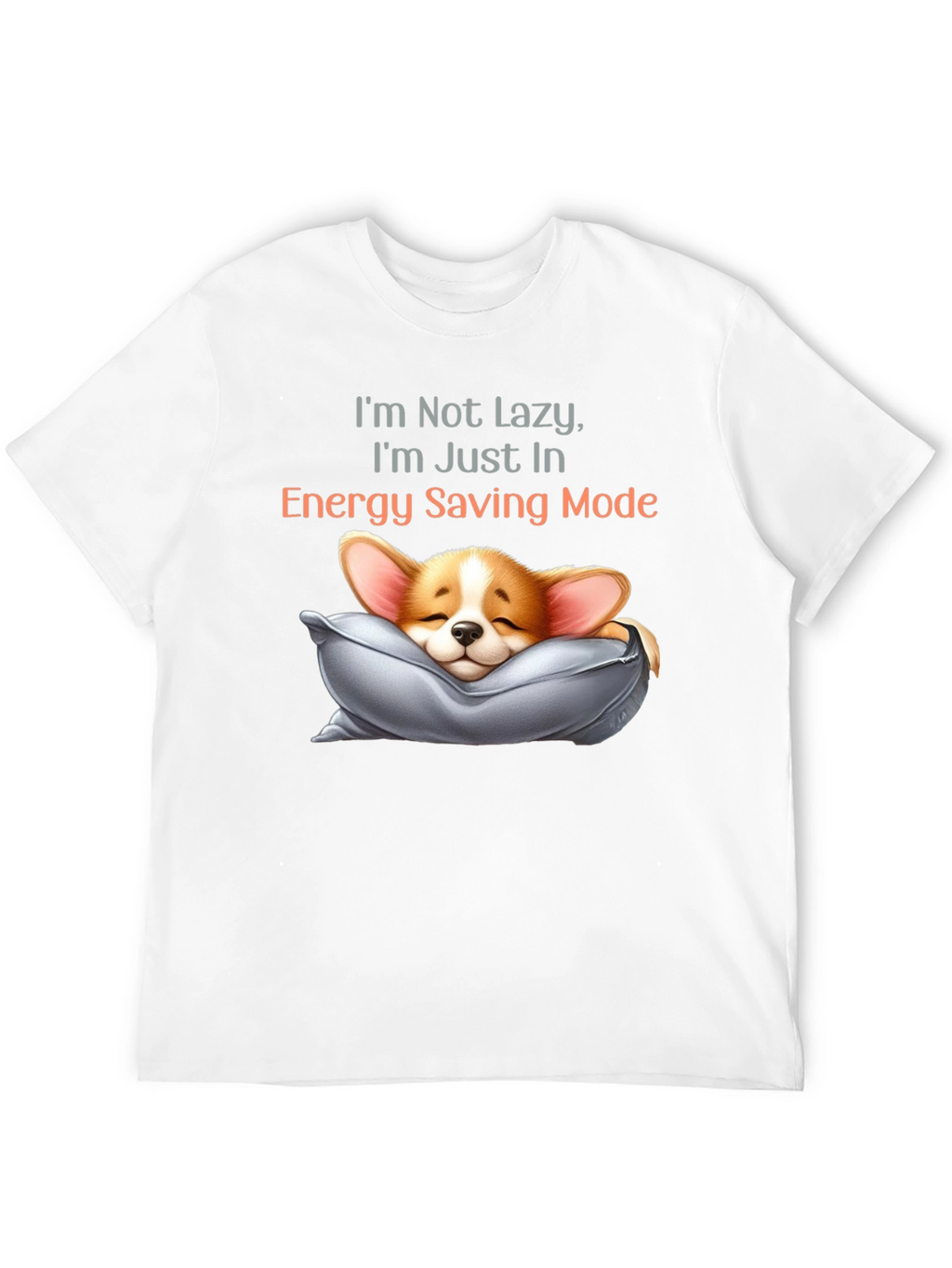 Lazy Mode Dog T-Shirt - Energy Saving