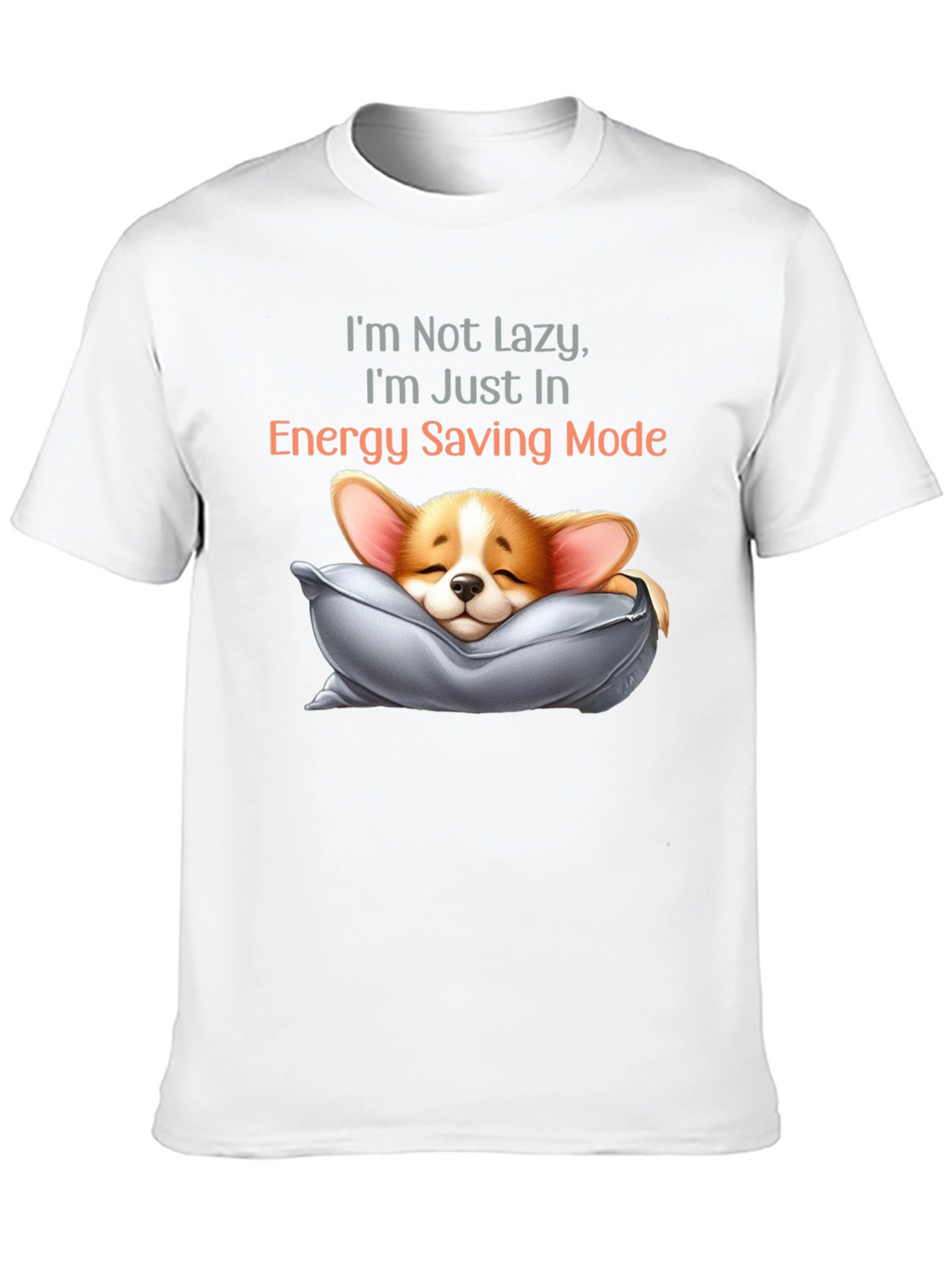 Lazy Mode Dog T-Shirt - Energy Saving