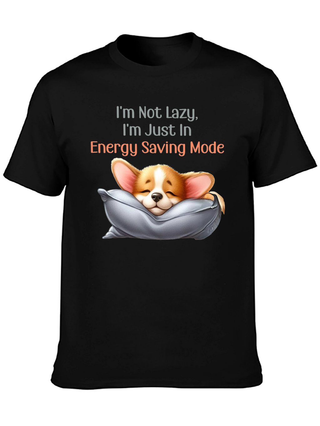 Lazy Mode Dog T-Shirt - Energy Saving