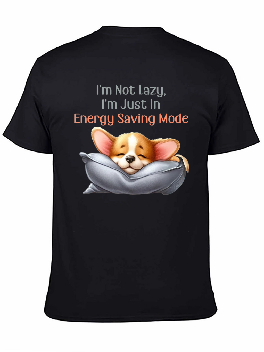 Lazy Mode Dog T-Shirt - Energy Saving
