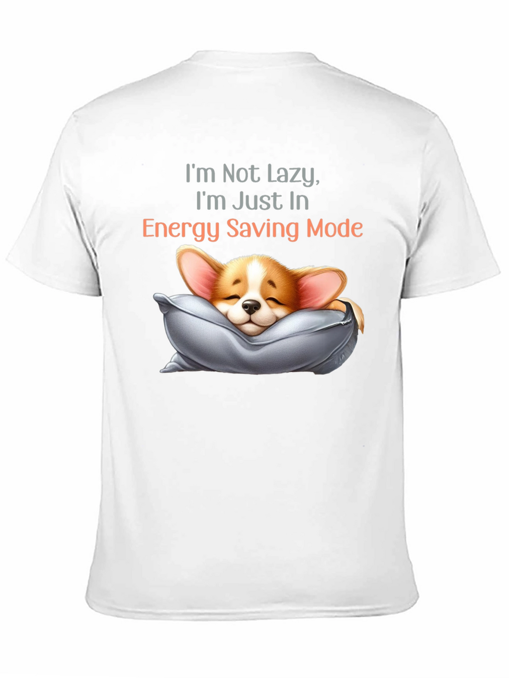 Lazy Mode Dog T-Shirt - Energy Saving