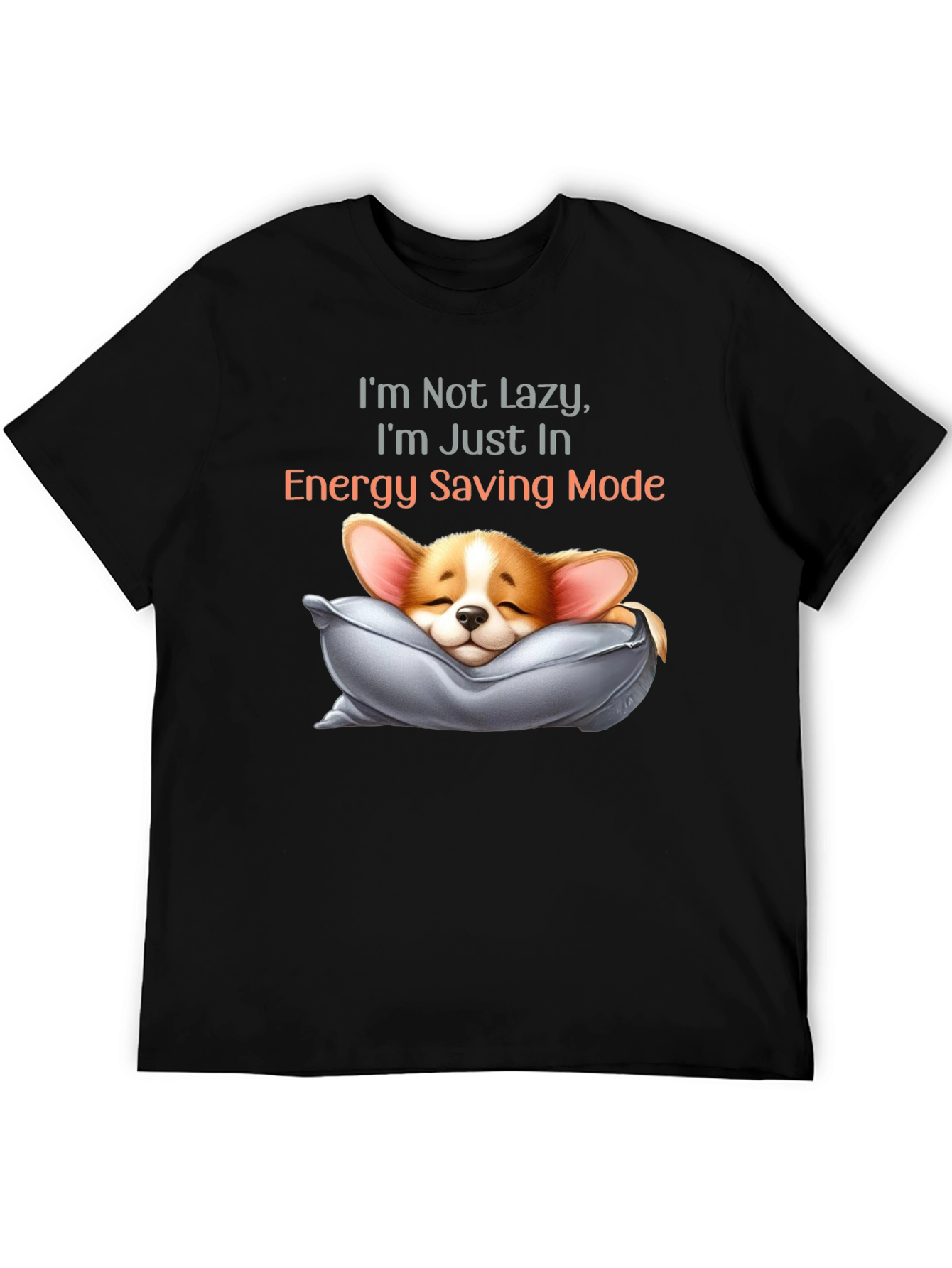 Lazy Mode Dog T-Shirt - Energy Saving