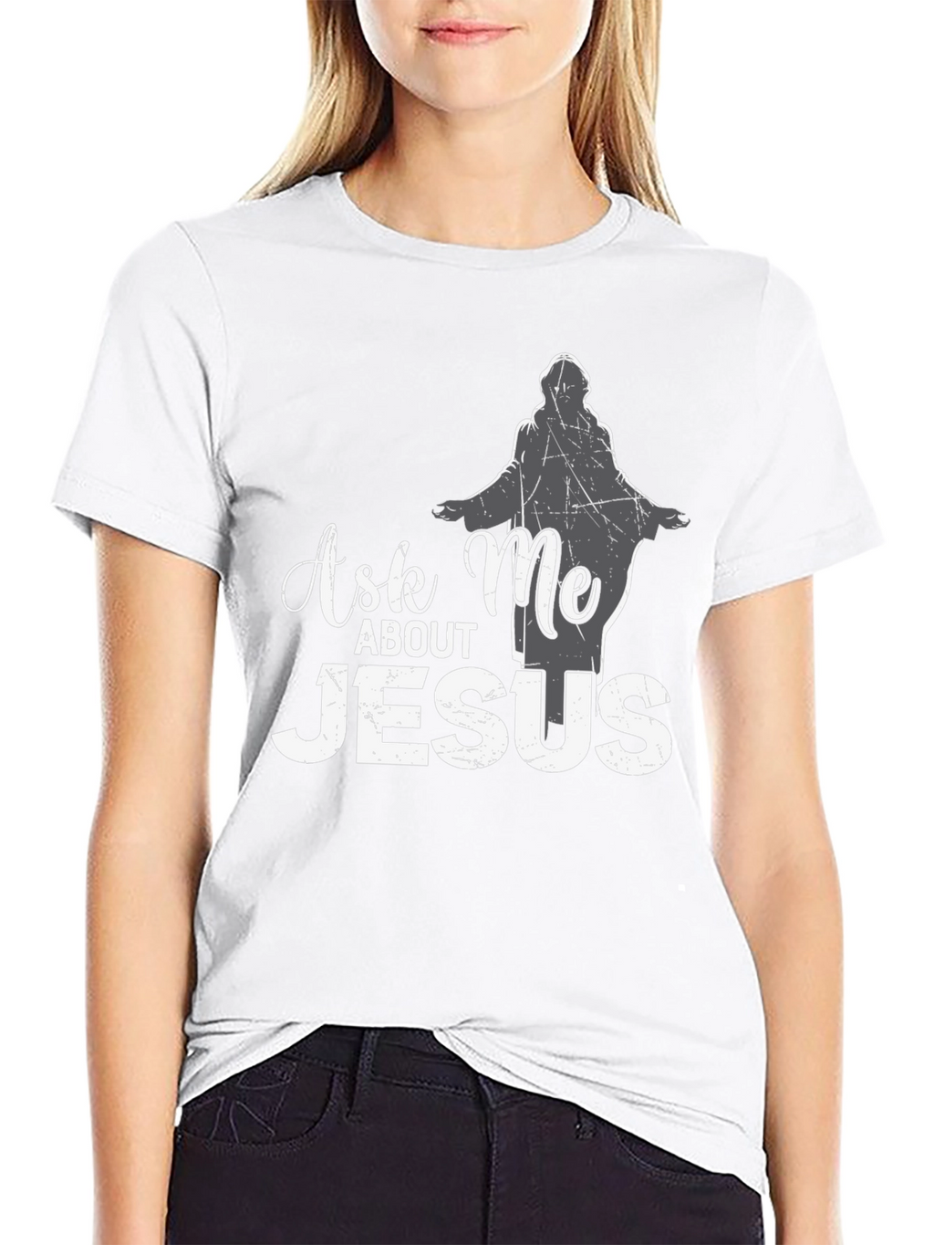 Ask Me About Jesus T-Shirt - Christian Apparel