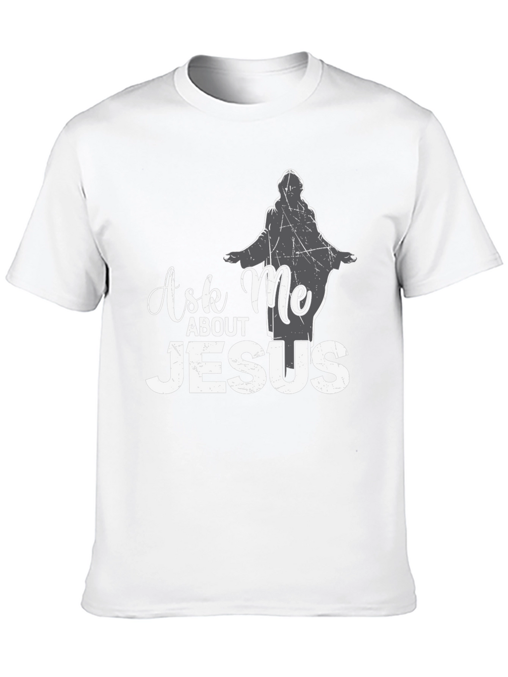 Ask Me About Jesus T-Shirt - Christian Apparel
