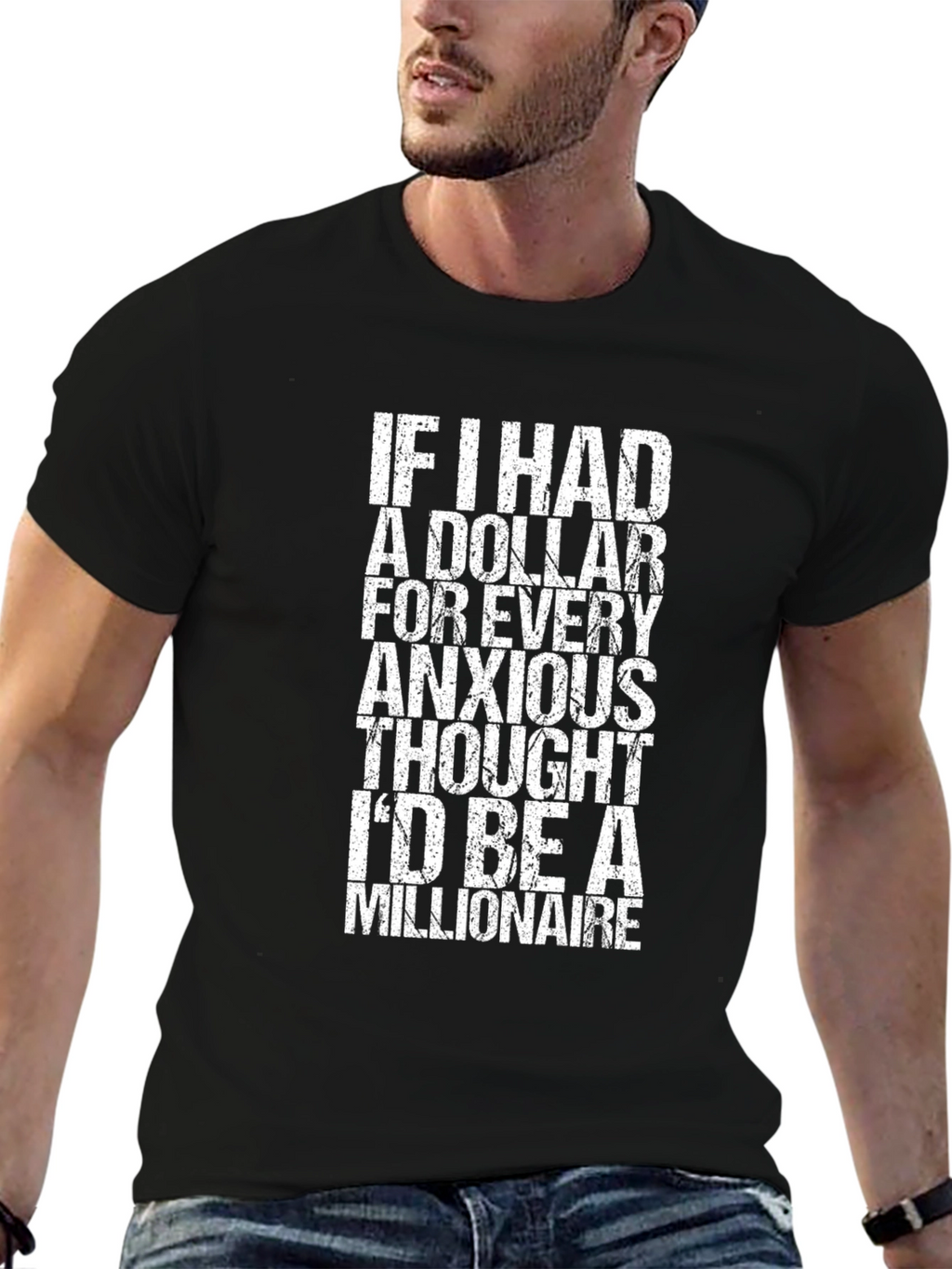 Anxious Thoughts Millionaire Graphic Tee
