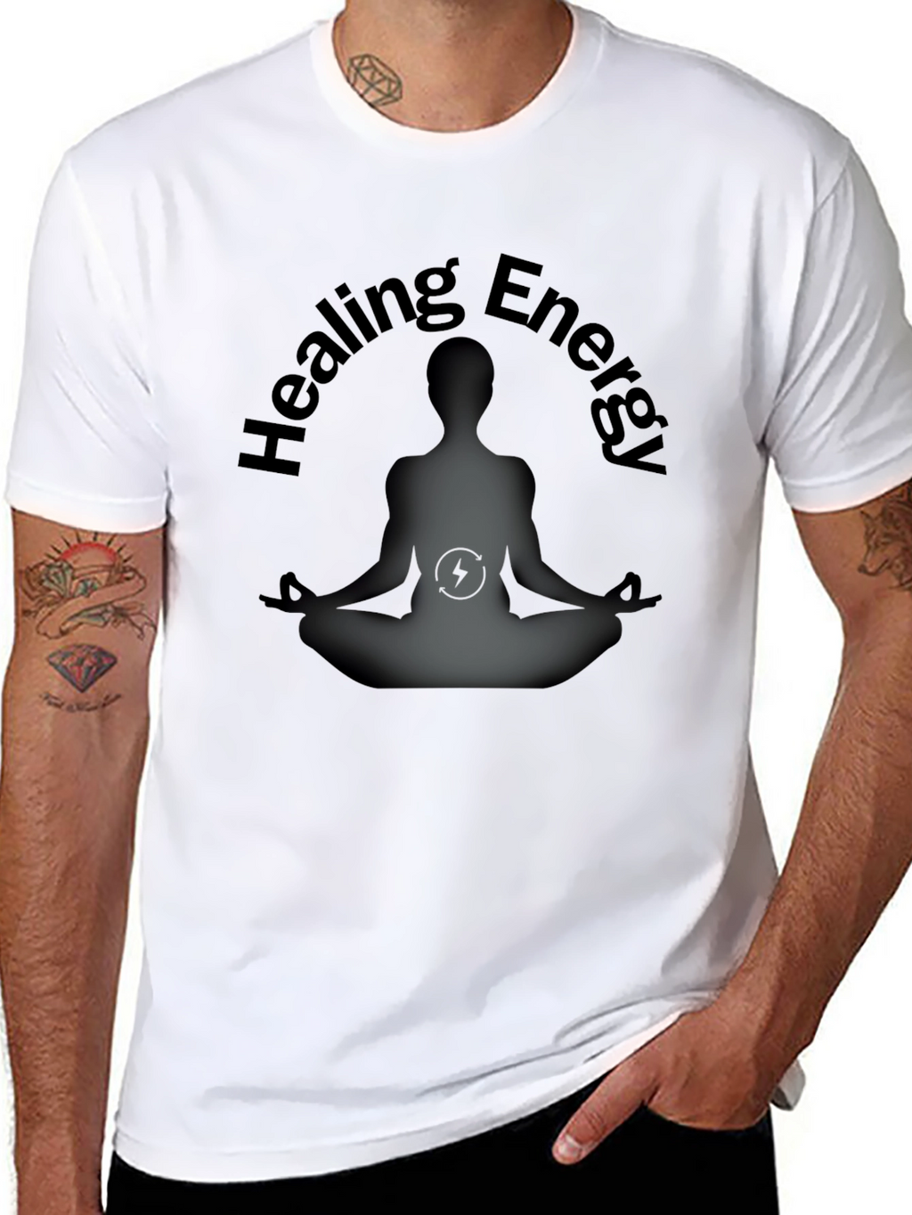 Healing Energy T-Shirt - Meditate in Style