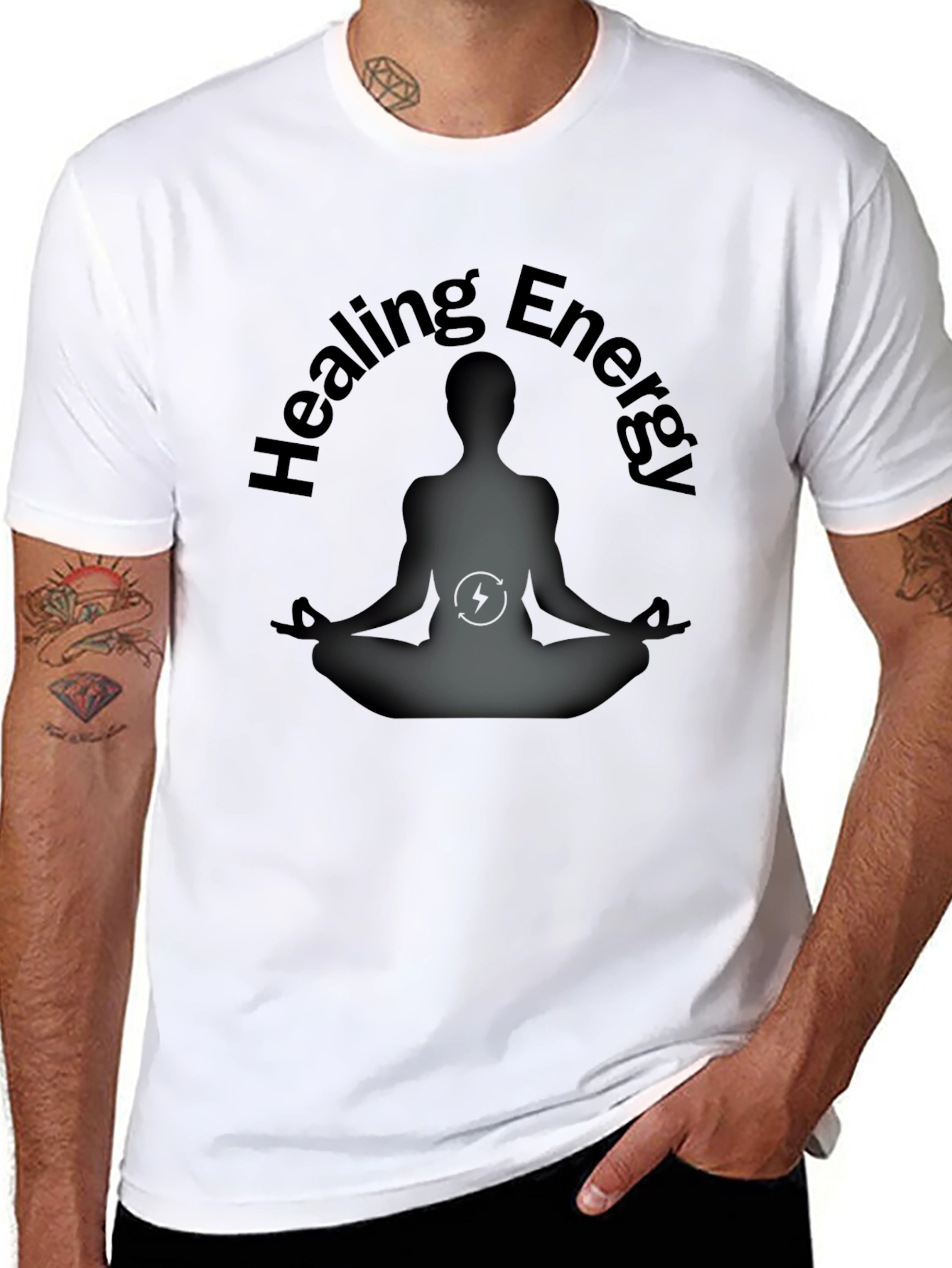 Healing Energy T-Shirt - Meditate in Style