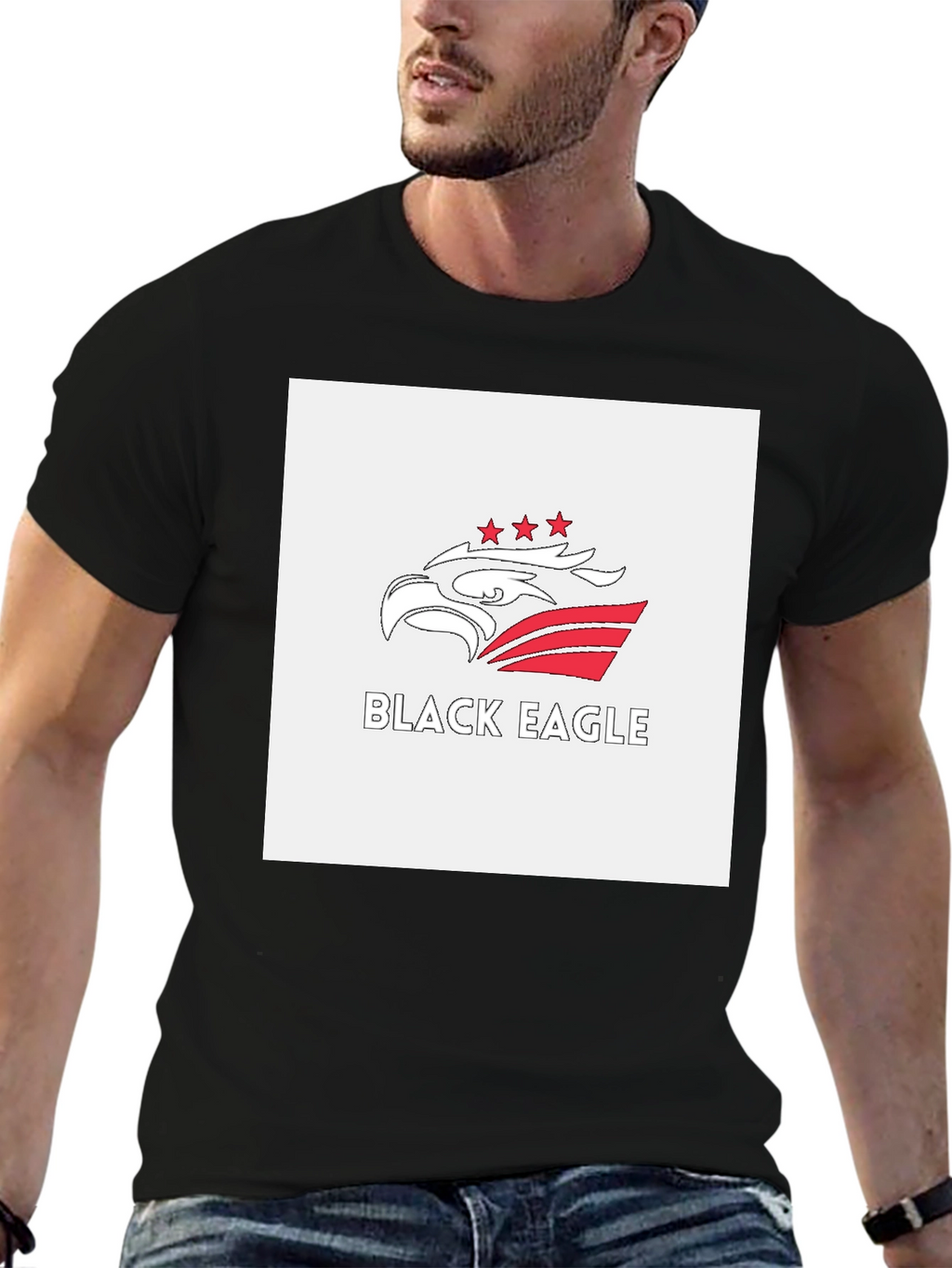 Black Eagle Graphic Tee - Stylish and Comfortable