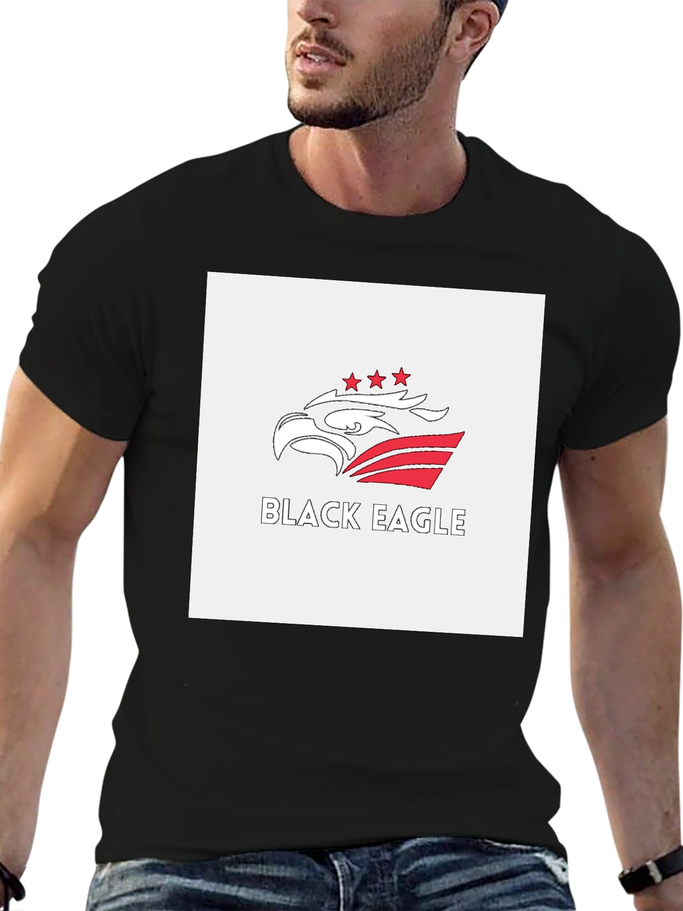 Black Eagle Graphic Tee - Stylish and Comfortable