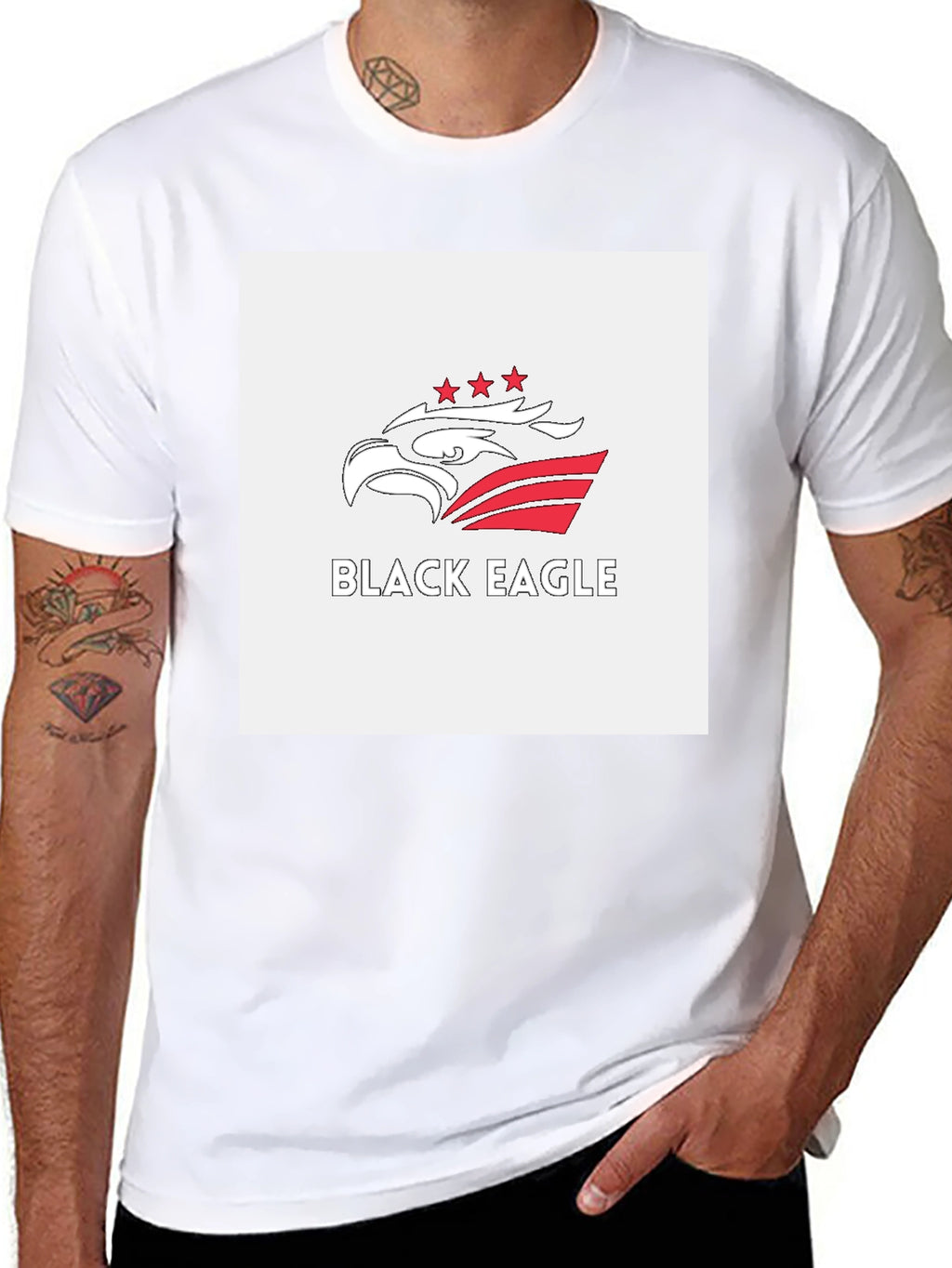 Black Eagle Graphic Tee - Stylish and Comfortable
