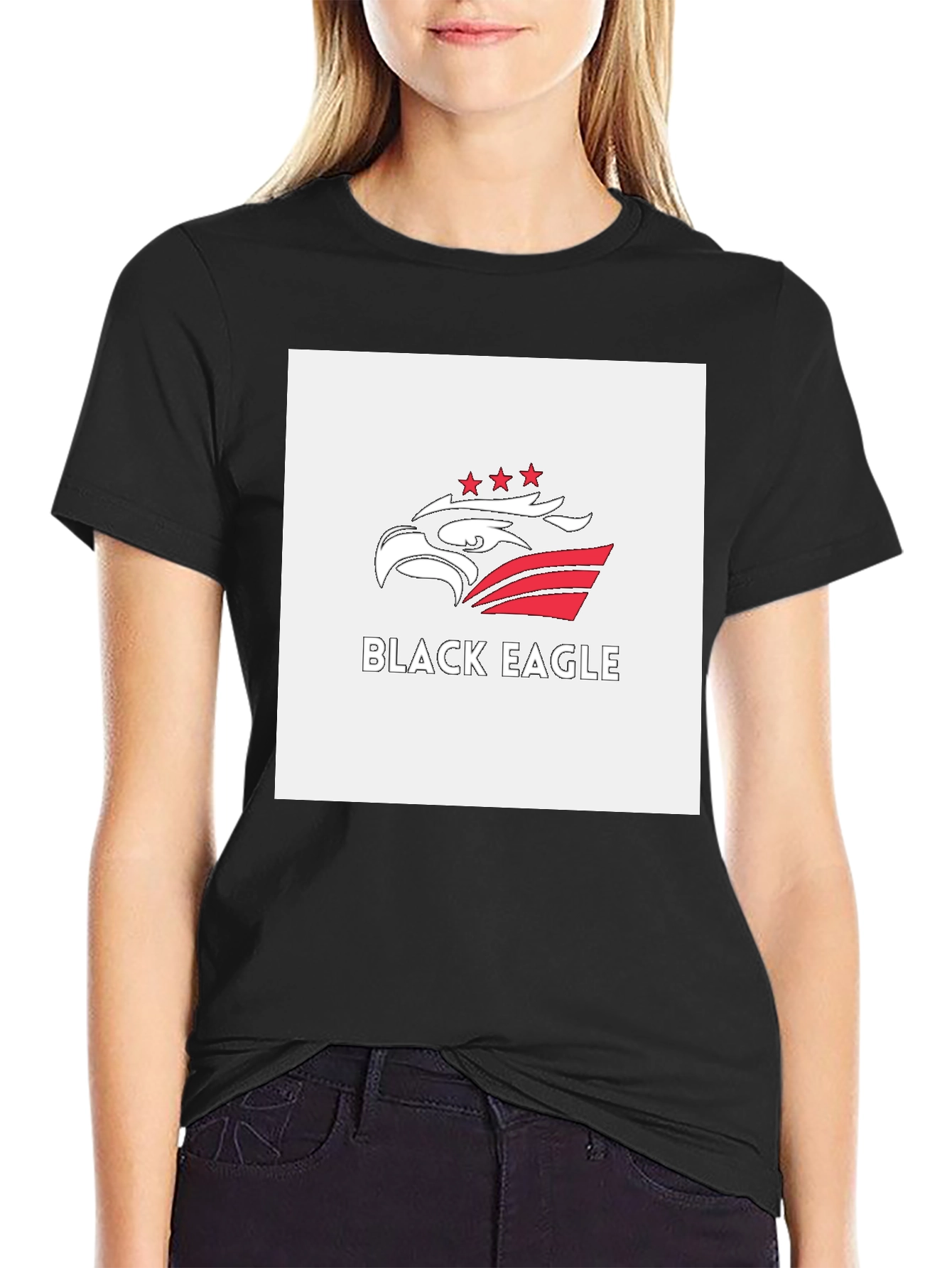 Black Eagle Graphic Tee - Stylish and Comfortable