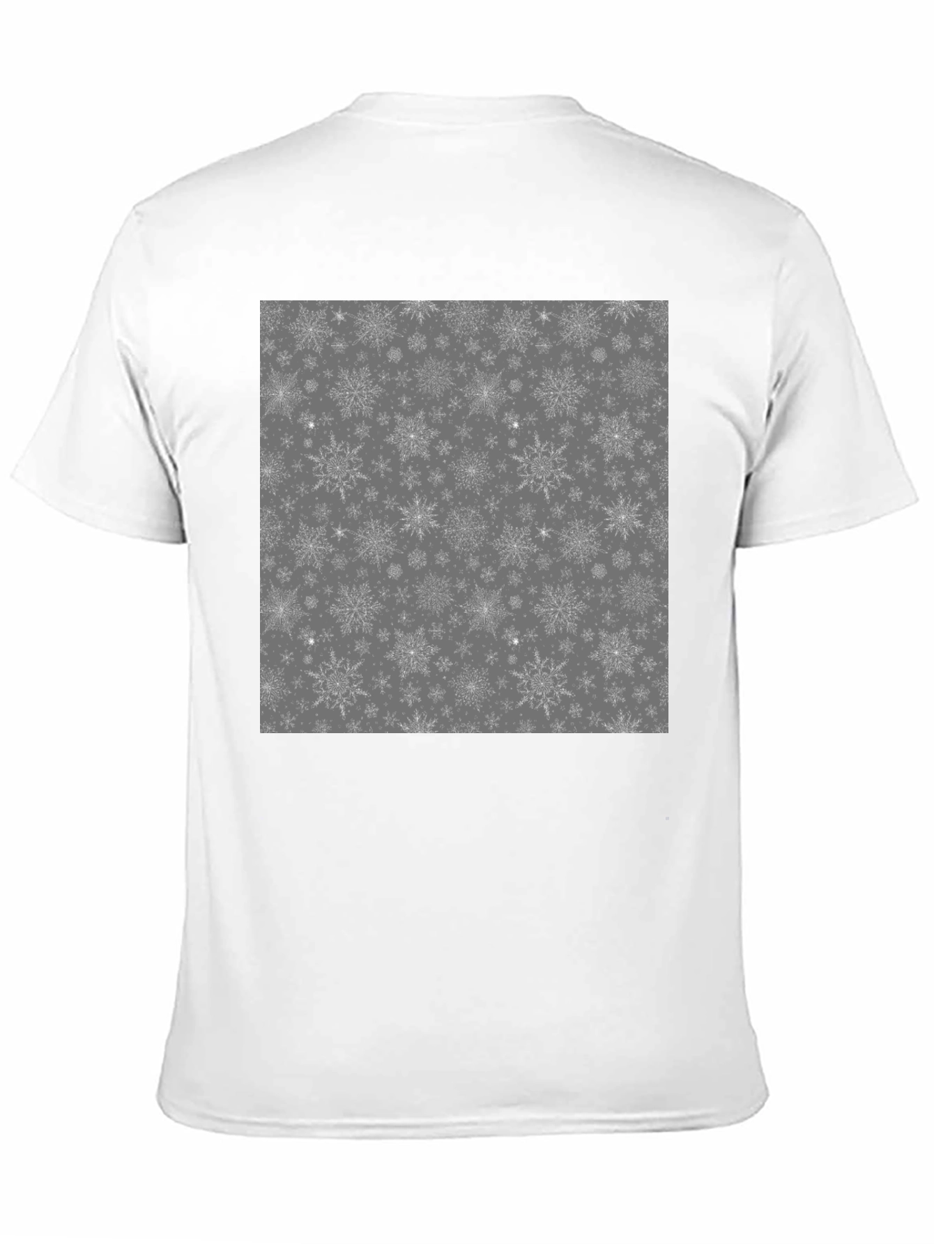 Snowflake Pattern Graphic T-Shirt