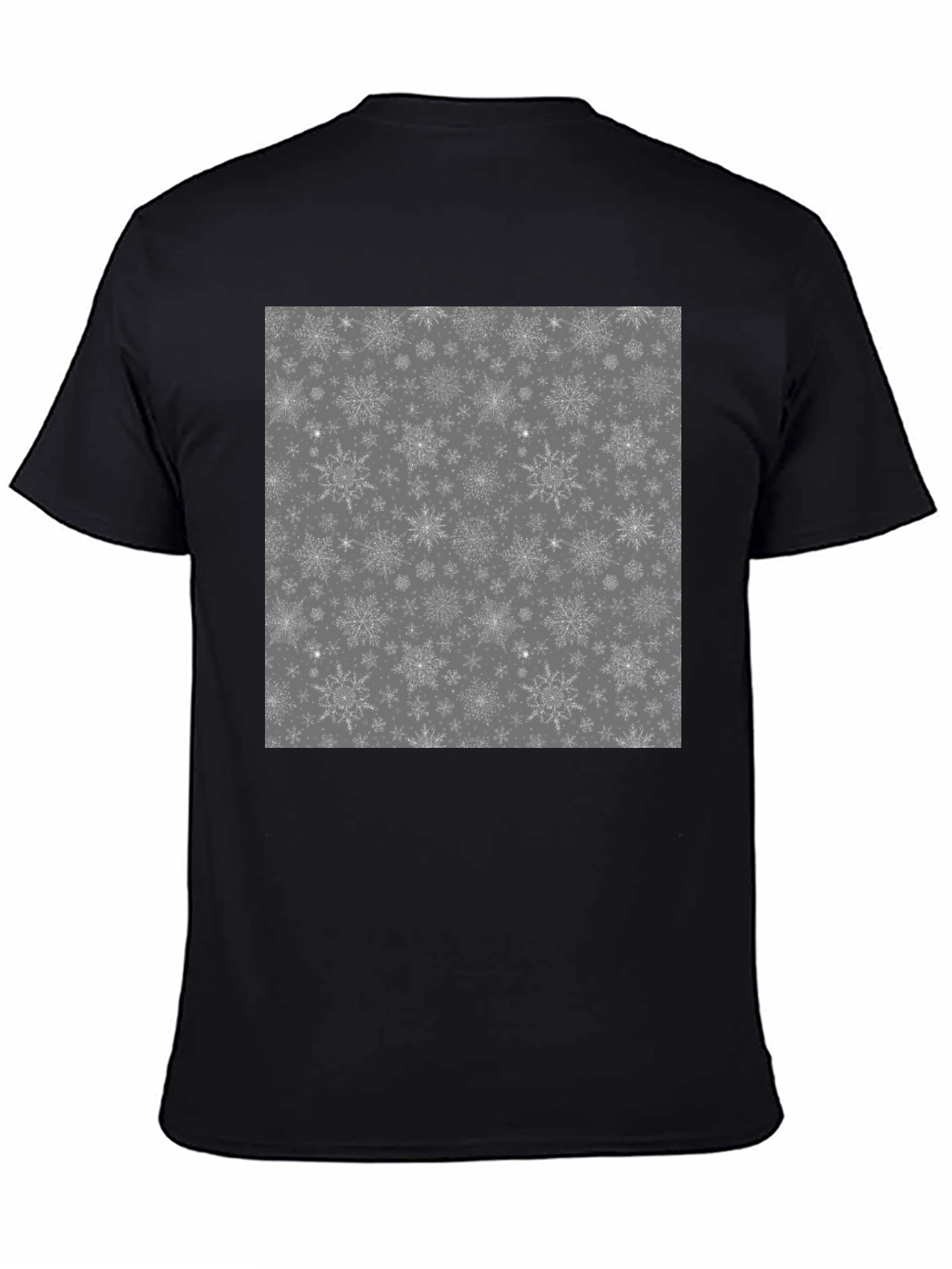 Snowflake Pattern Graphic T-Shirt