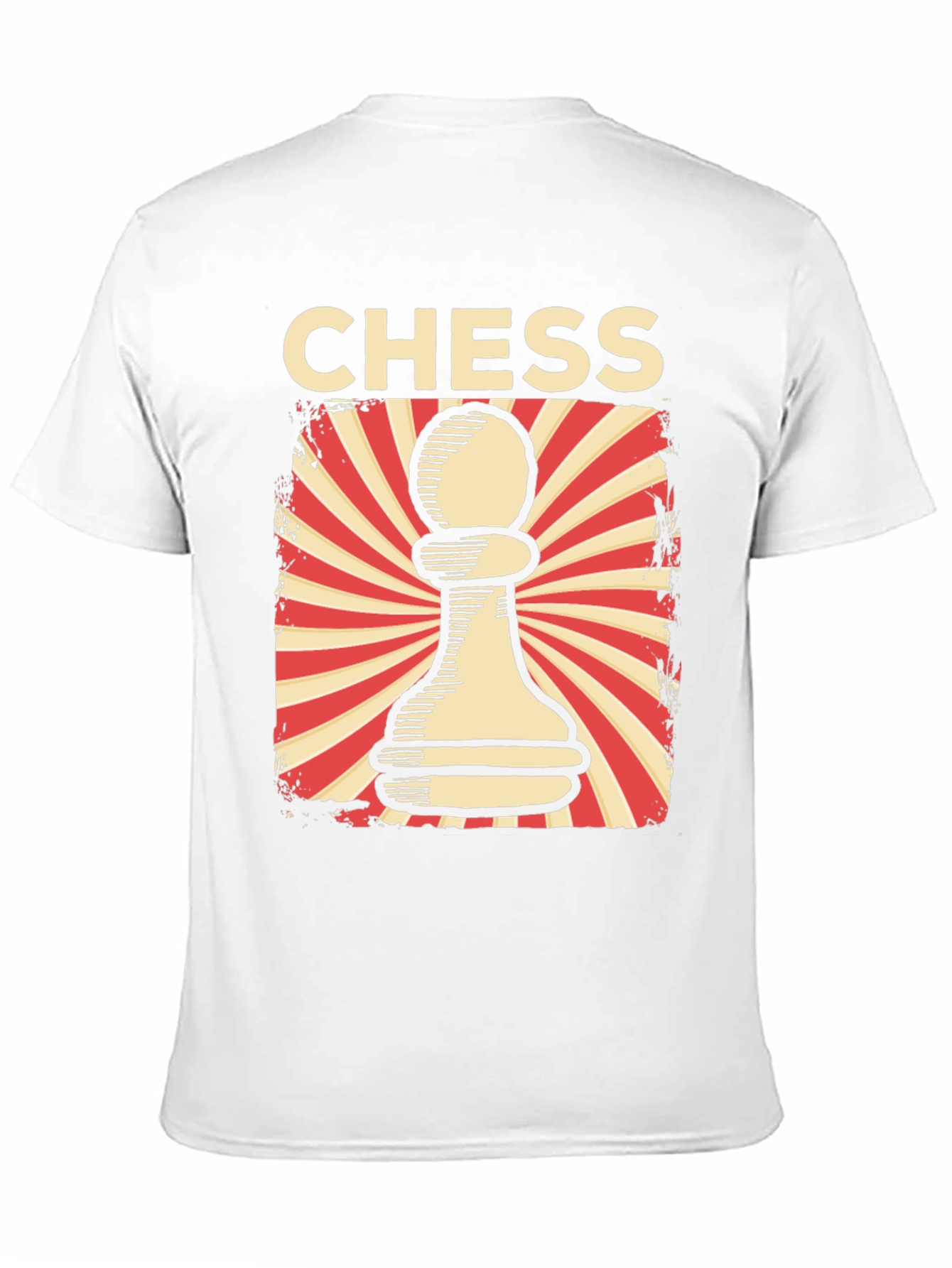 Chess Pawn Graphic Tee - Retro Design