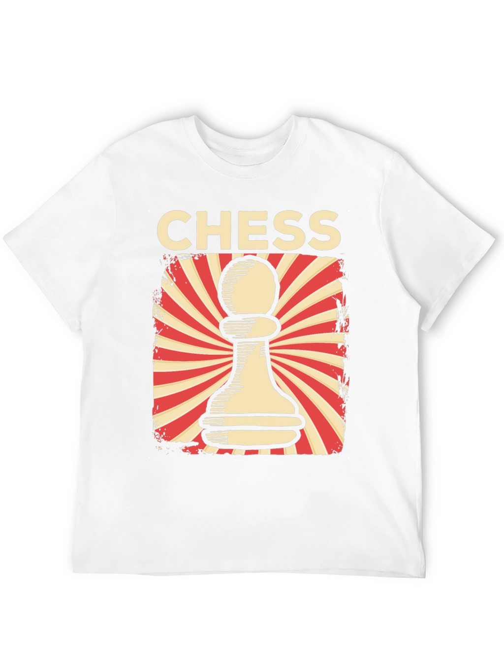 Chess Pawn Graphic Tee - Retro Design