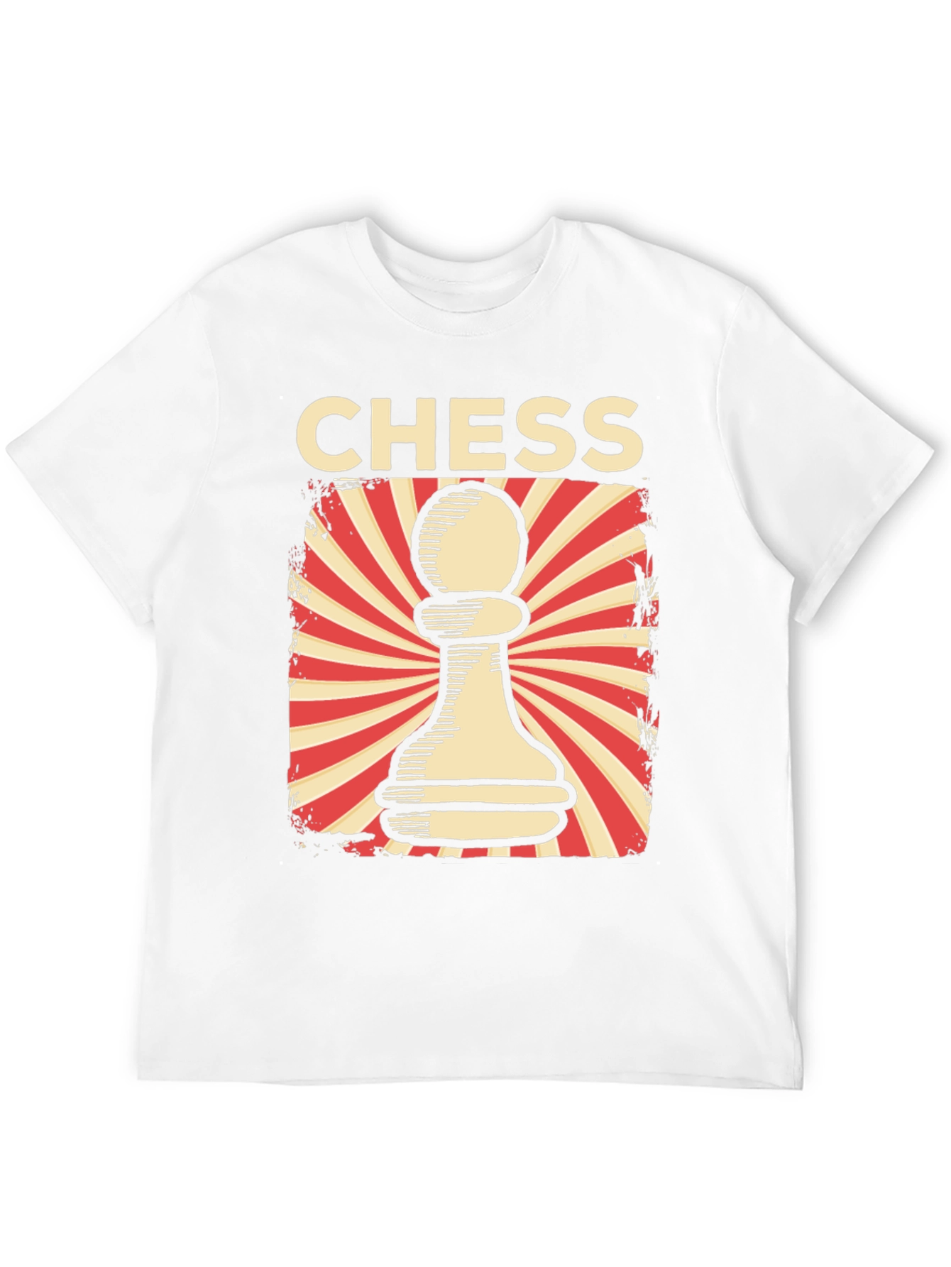 Chess Pawn Graphic Tee - Retro Design