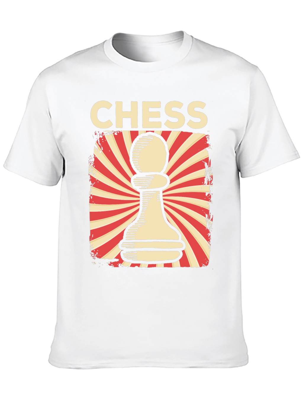 Chess Pawn Graphic Tee - Retro Design