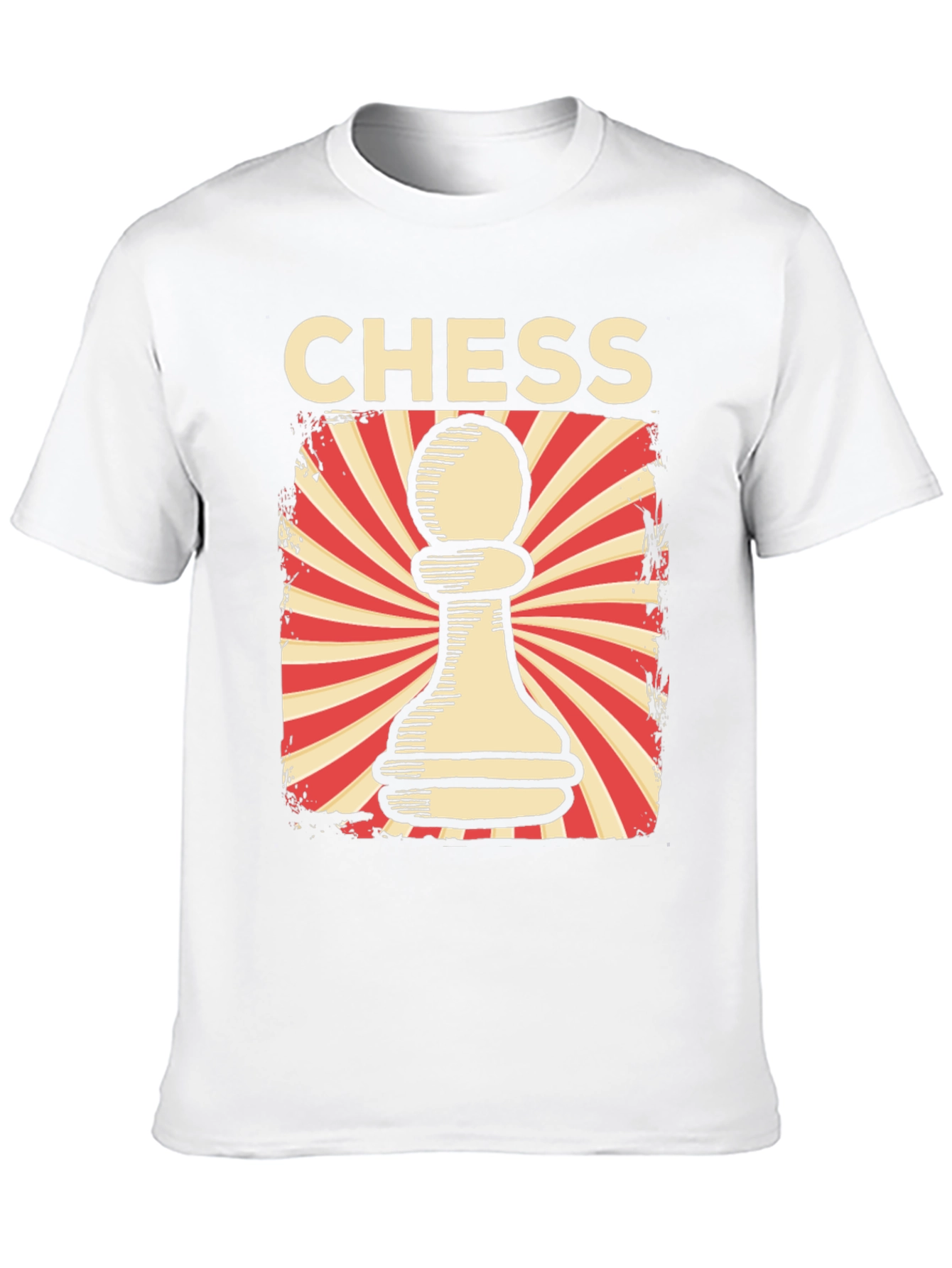 Chess Pawn Graphic Tee - Retro Design