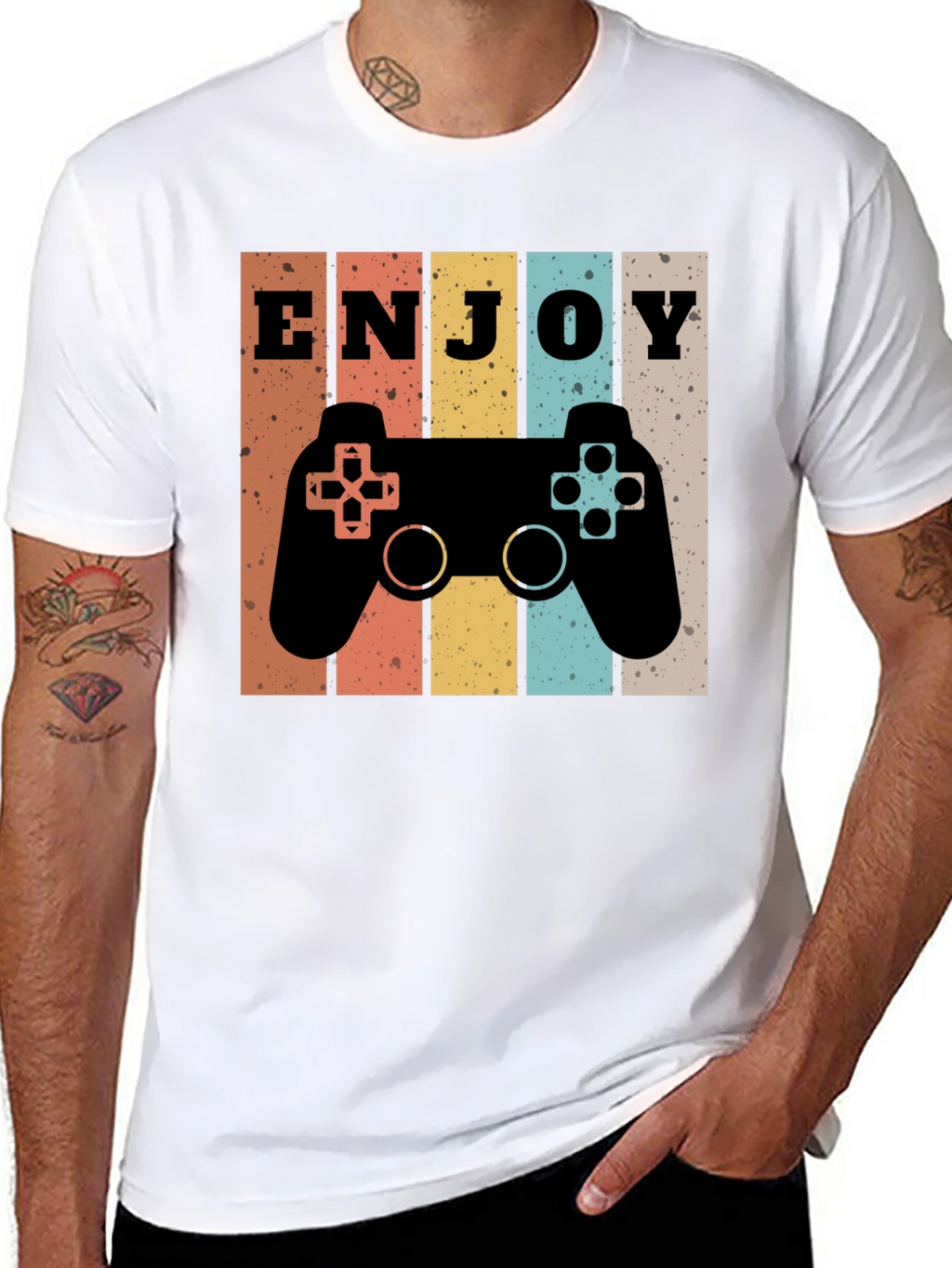 Enjoy Gaming T-Shirt - Retro Gamer Tee