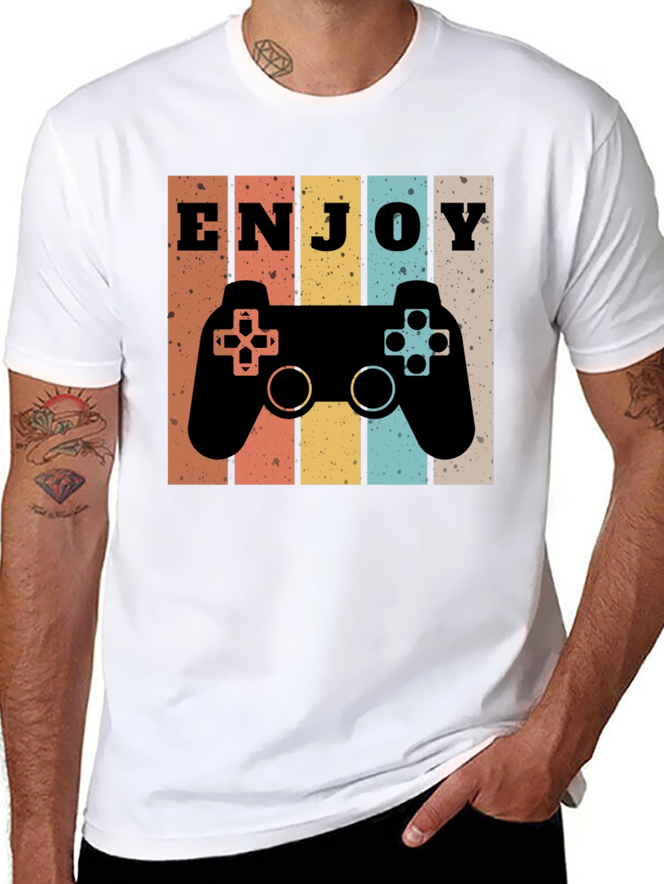 Enjoy Gaming T-Shirt - Retro Gamer Tee